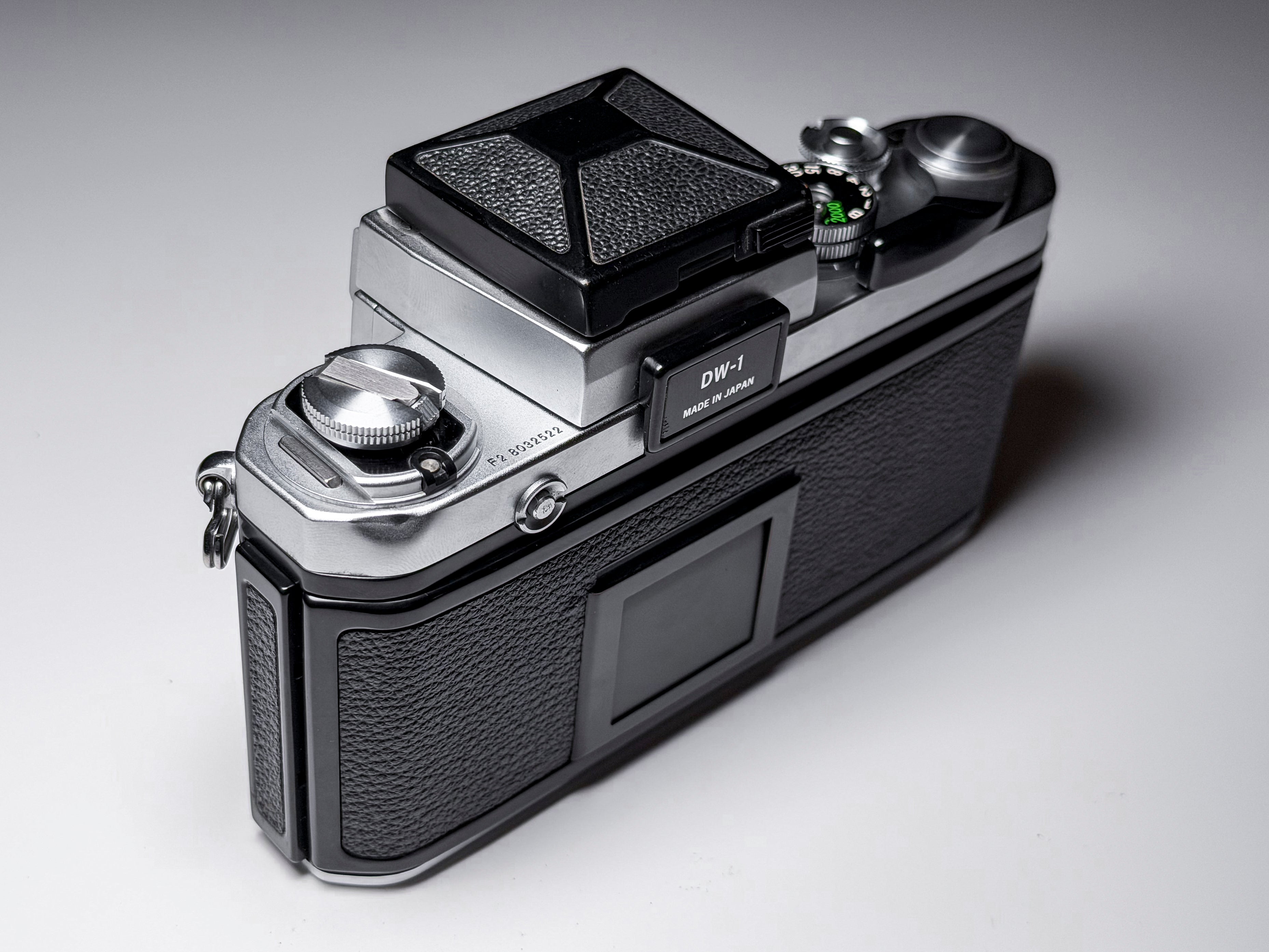 Nikon F2 + DW-1 Waist Level Finder + 50mm Nikkor H - Film Tested, Excellent