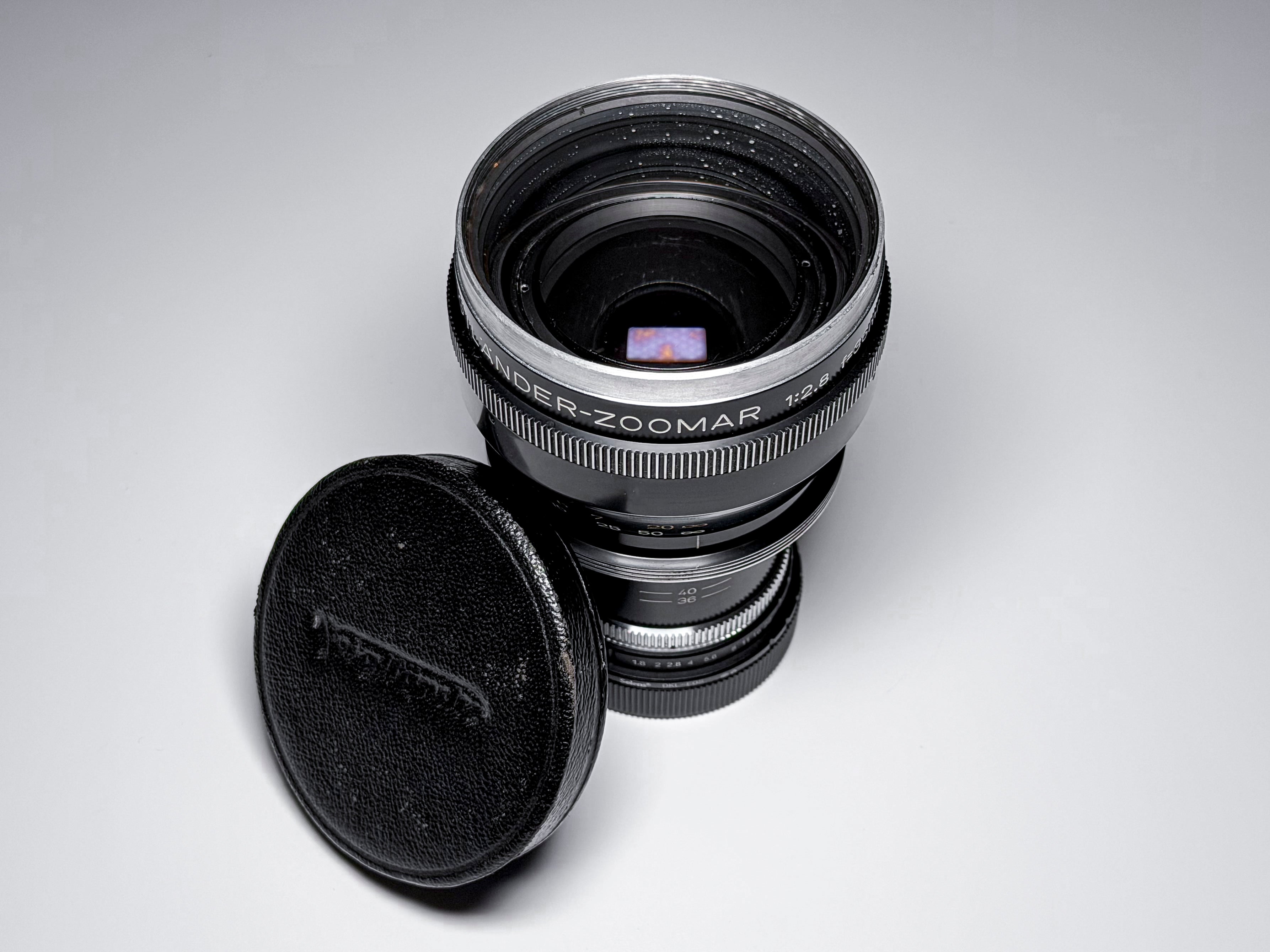 Voigtlander Zoomar 36-82mm f/2.8 DKL + Canon EF Adapter - Excellent