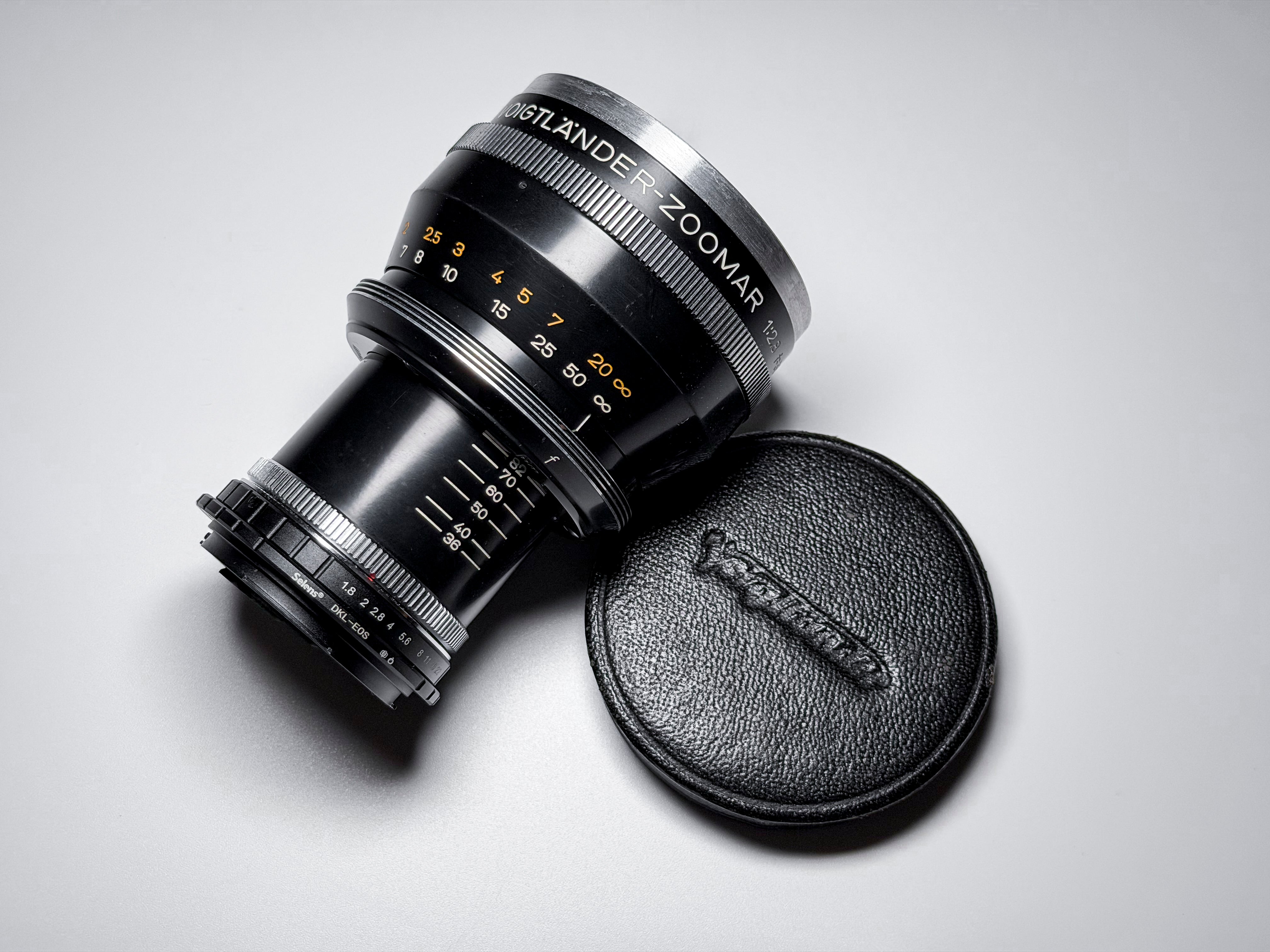 Voigtlander Zoomar 36-82mm f/2.8 DKL + Canon EF Adapter - Excellent