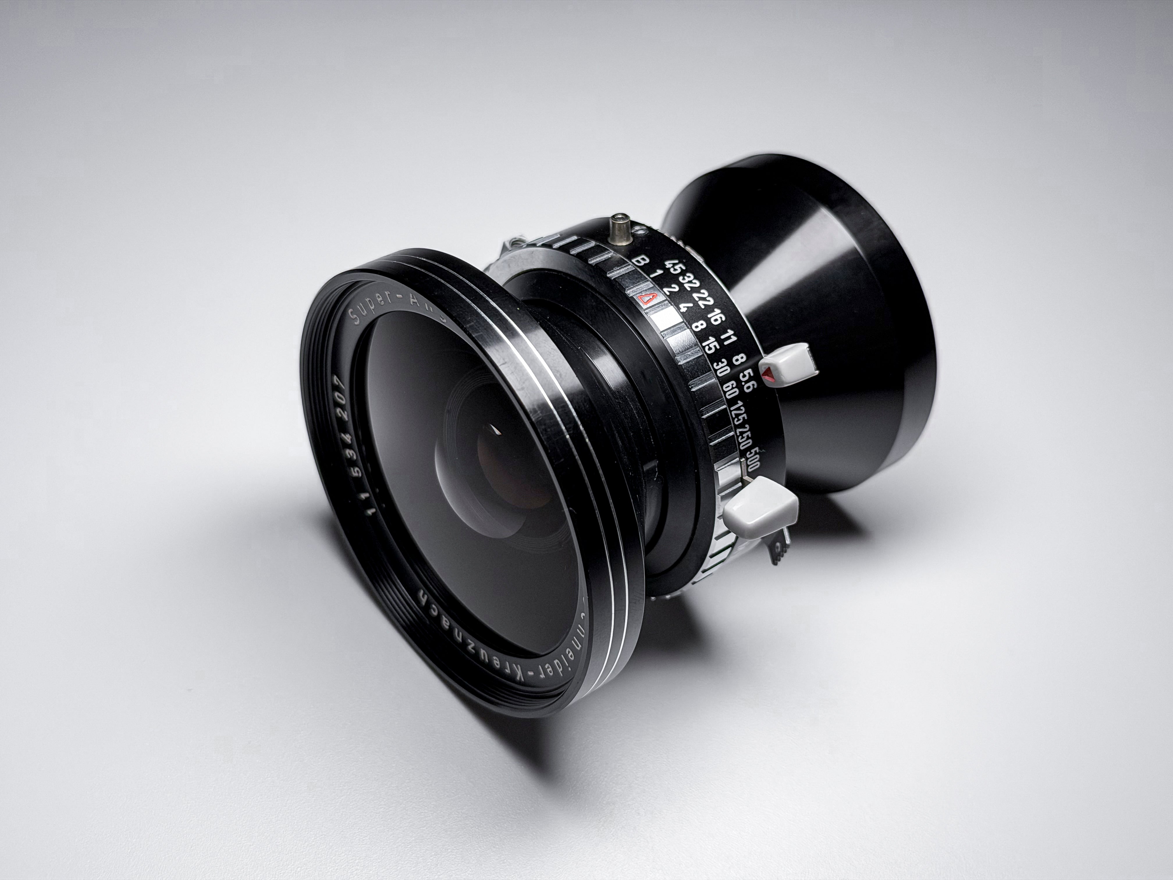 Super Angulon 75mm f/5.6 Schneider Large Format Lens - Perfectly Working