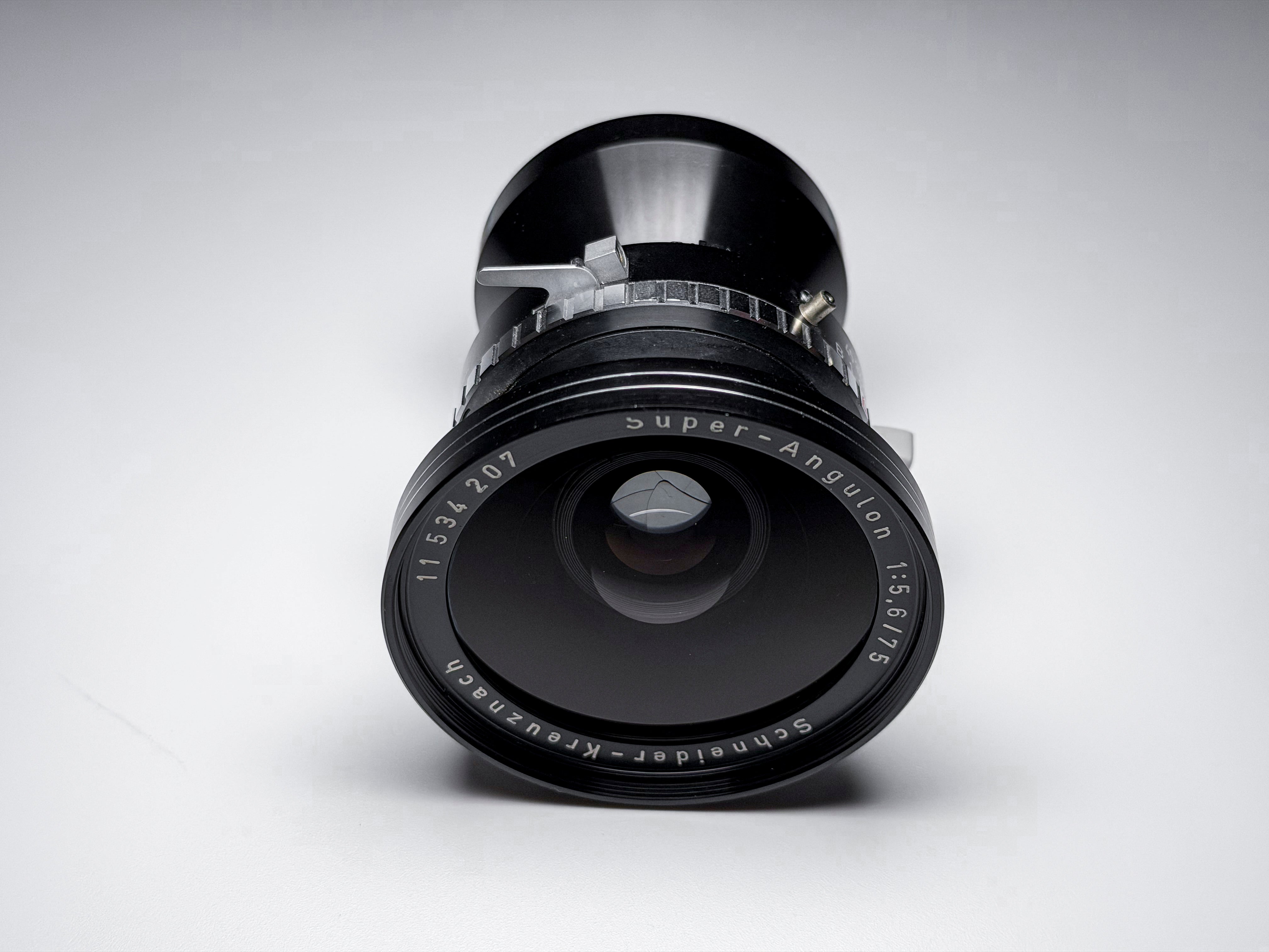 Super Angulon 75mm f/5.6 Schneider Large Format Lens - Perfectly Working