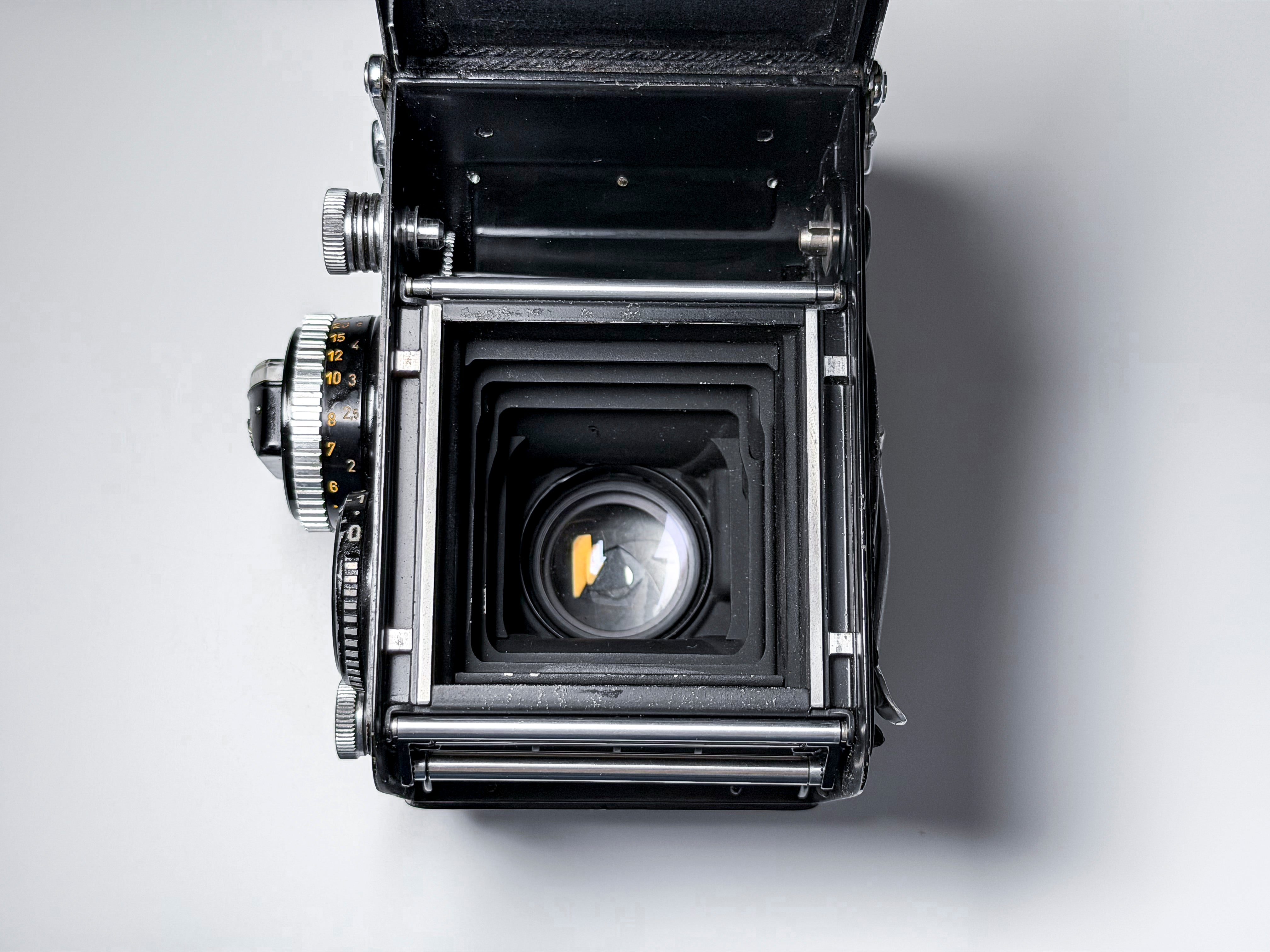 Rolleiflex 2.8F White Face Medium Format 120 Film - Tested