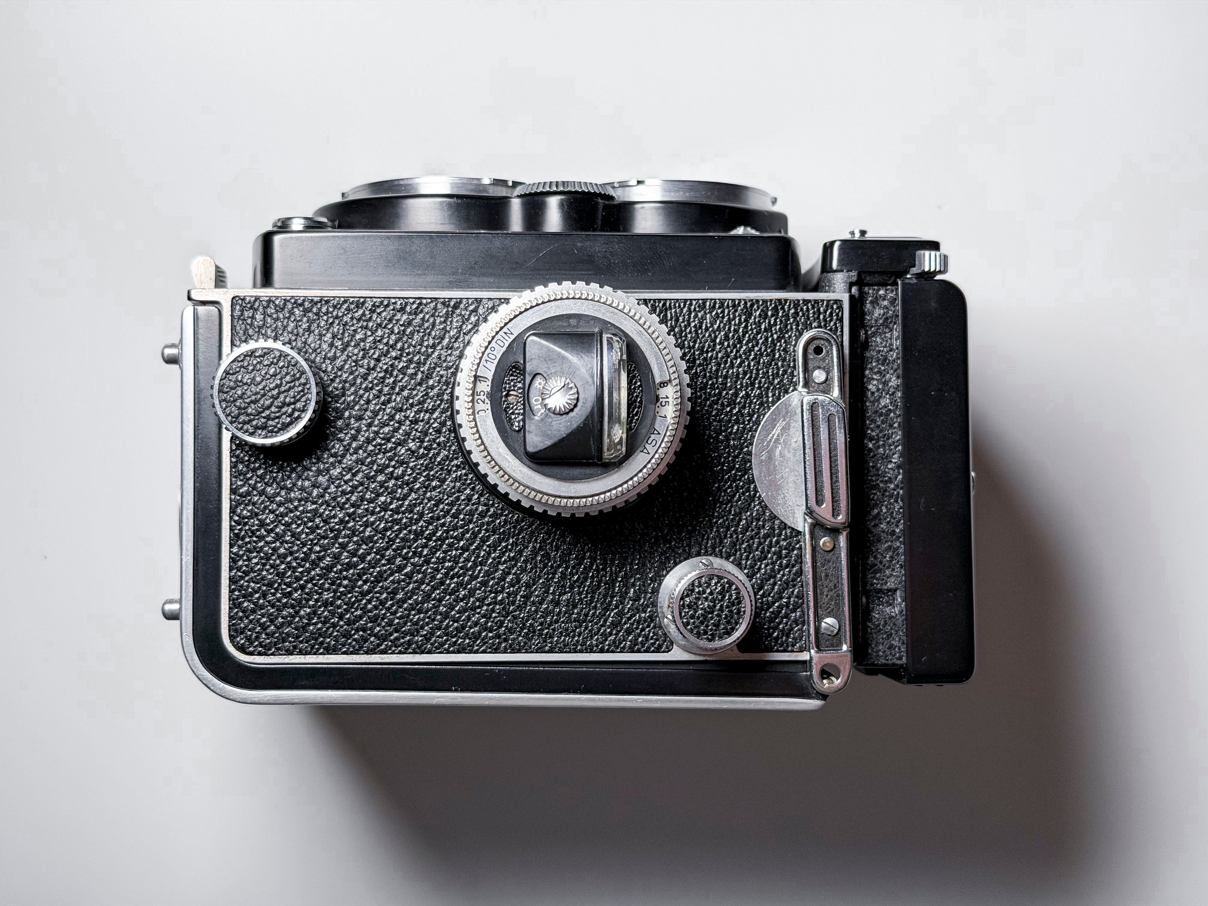 RARE! Rolleiflex 3.5F Exposure Unit Dummy Model Shutterless - Good Condition