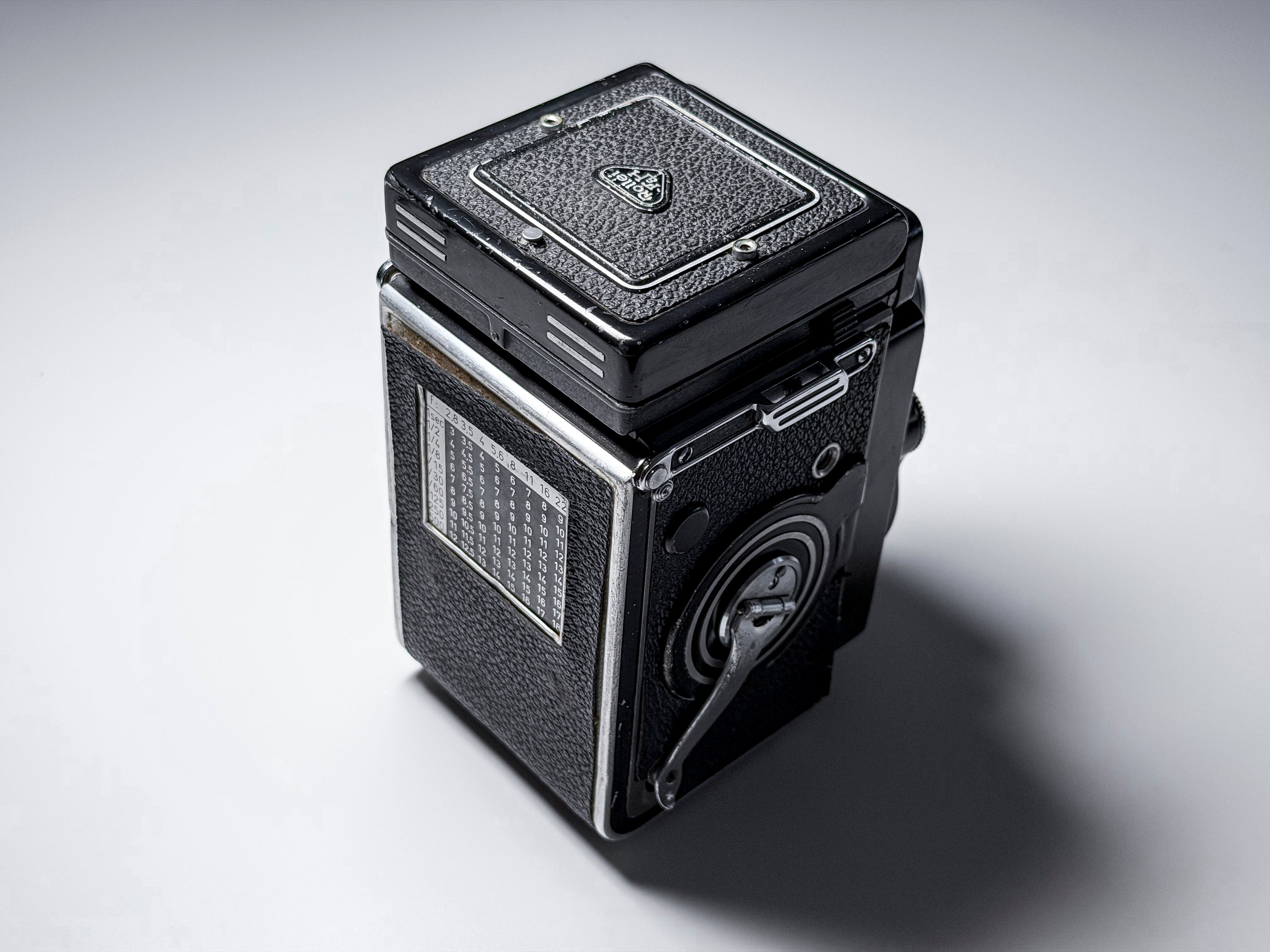 Rolleiflex 2.8F White Face Medium Format 120 Film - Tested