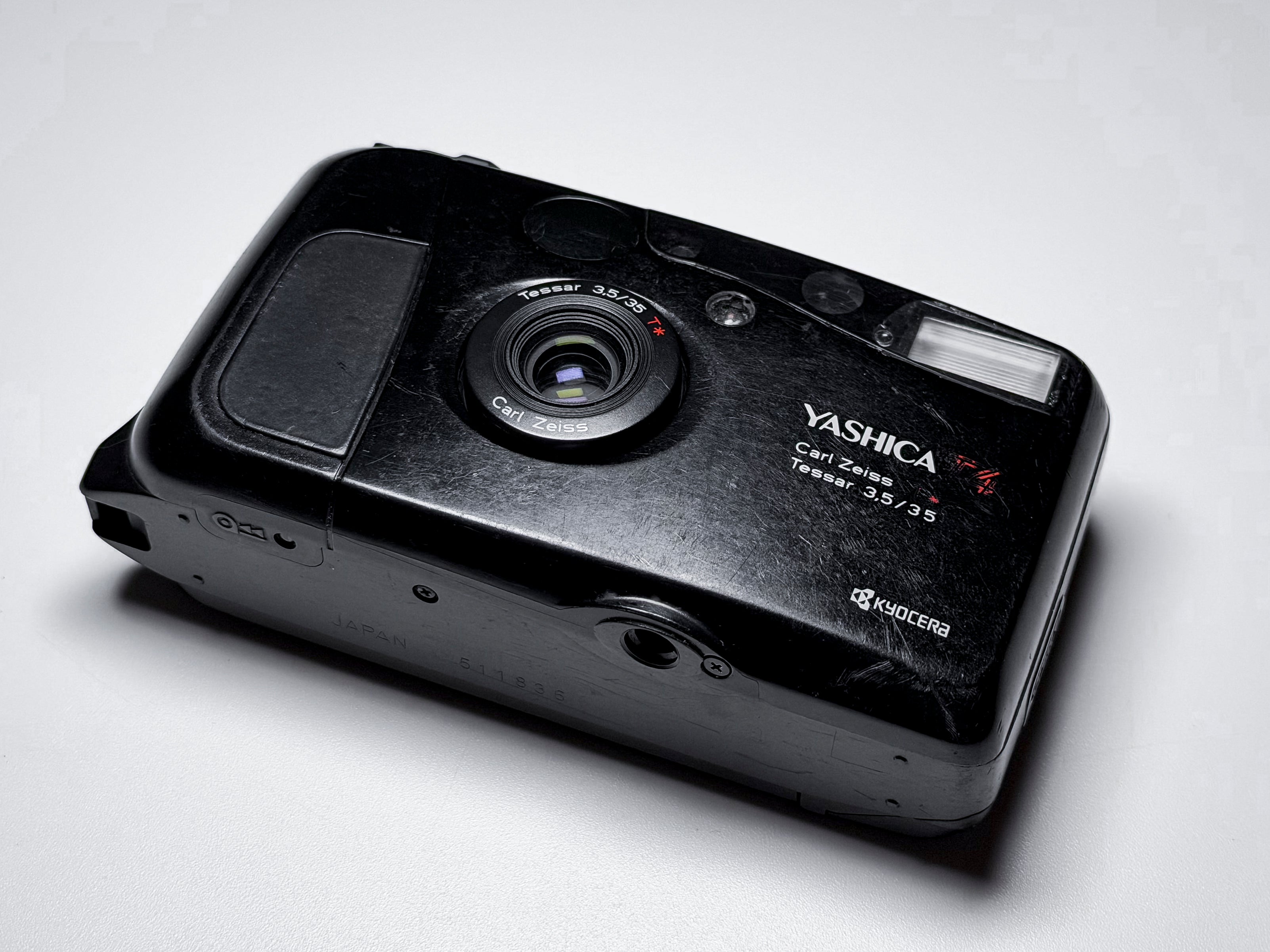 Yashica T4 Zeiss Lens 35mm Film Camera - Film Tested, Perfectly Working