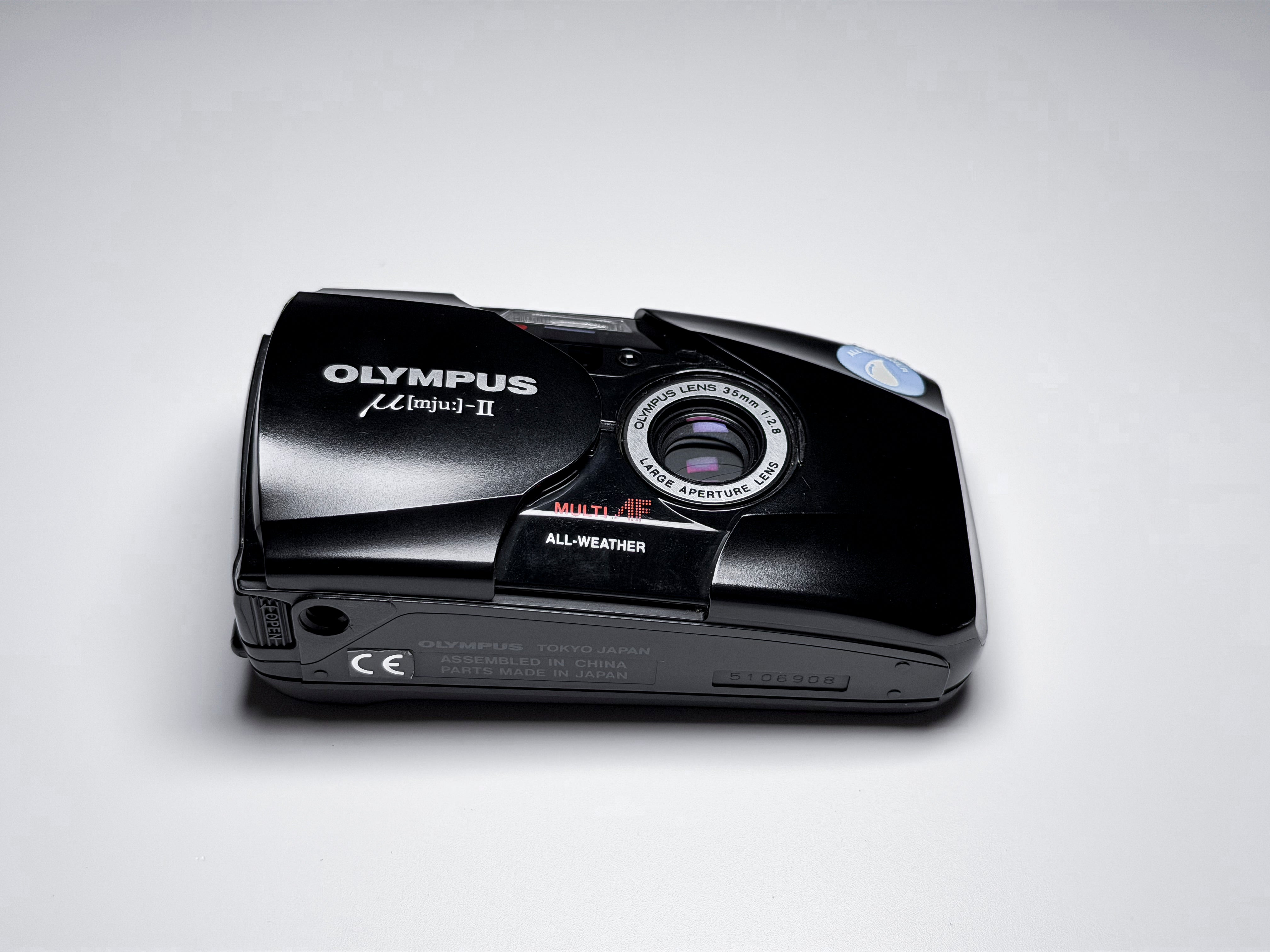 Olympus Mju ii 2 35mm Film Camera - Near Mint, Tested and Perfectly Working