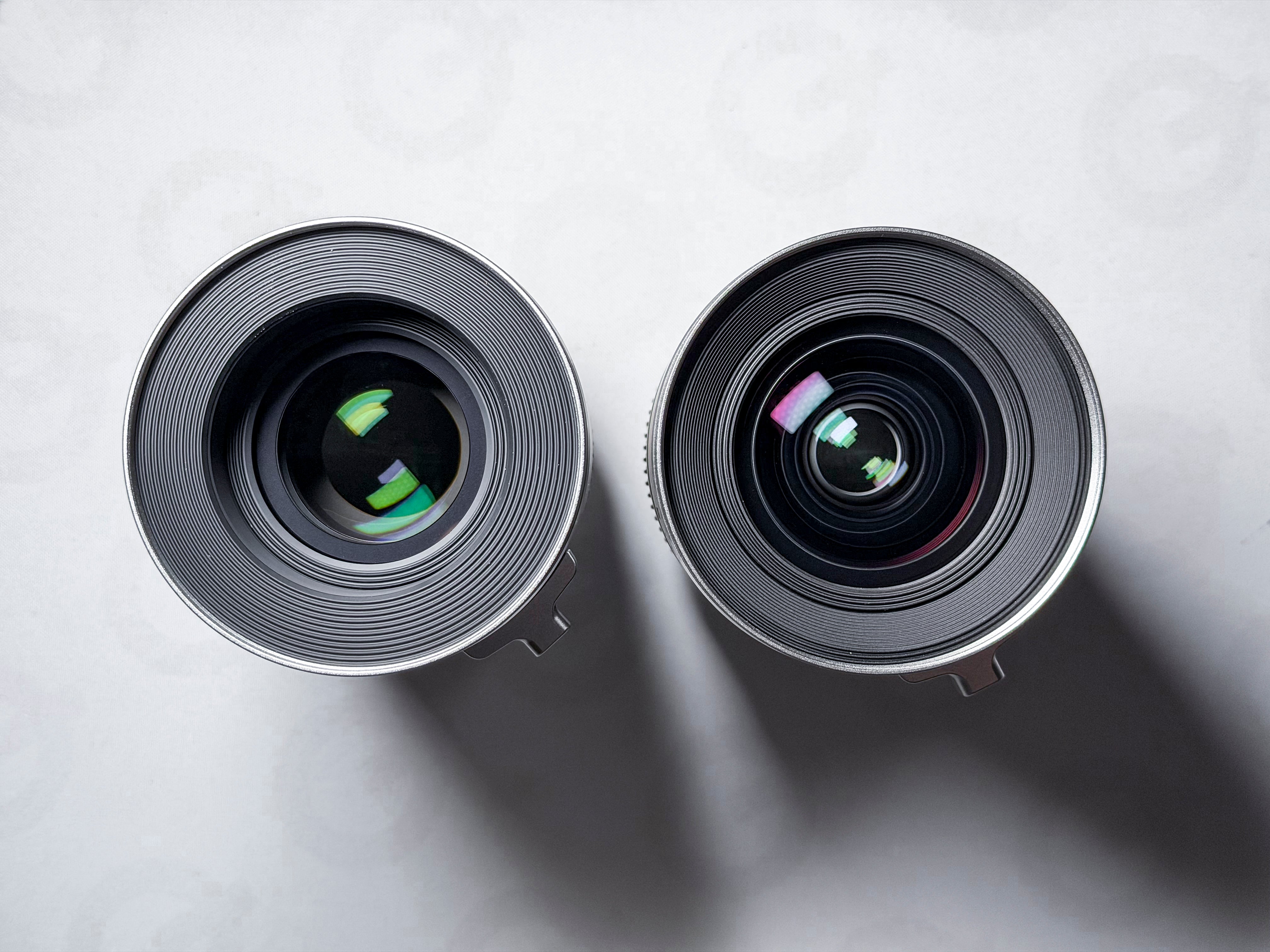 Chiopt Aura Cine Lenses Set 24mm + 50mm for Sony E Full Frame - Mint 50% off