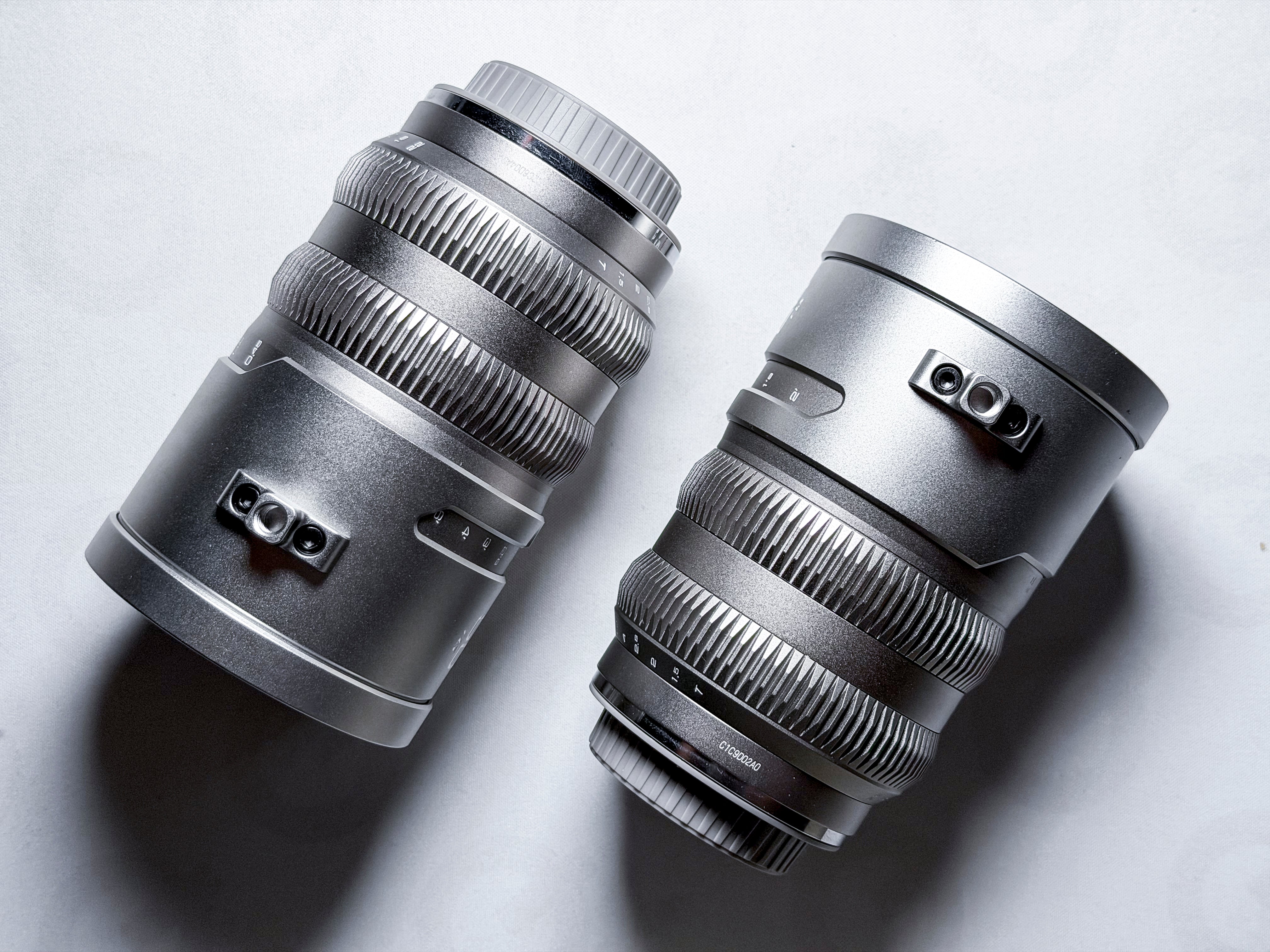 Chiopt Aura Cine Lenses Set 24mm + 50mm for Sony E Full Frame - Mint 50% off
