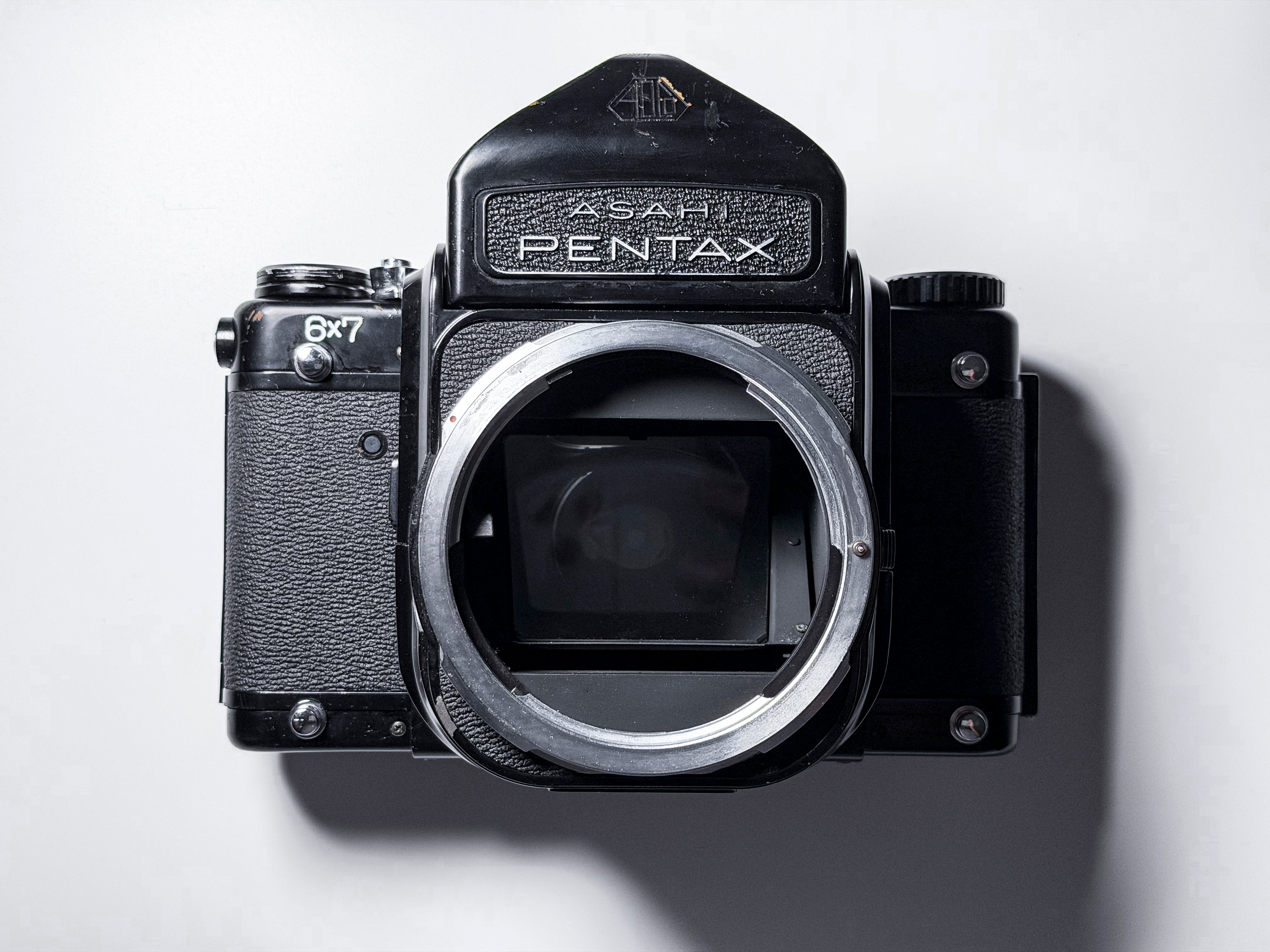 Pentax 67 MLU + 105mm f/2.4 120 Film SLR + Rare Case - Perfectly Working 6x7