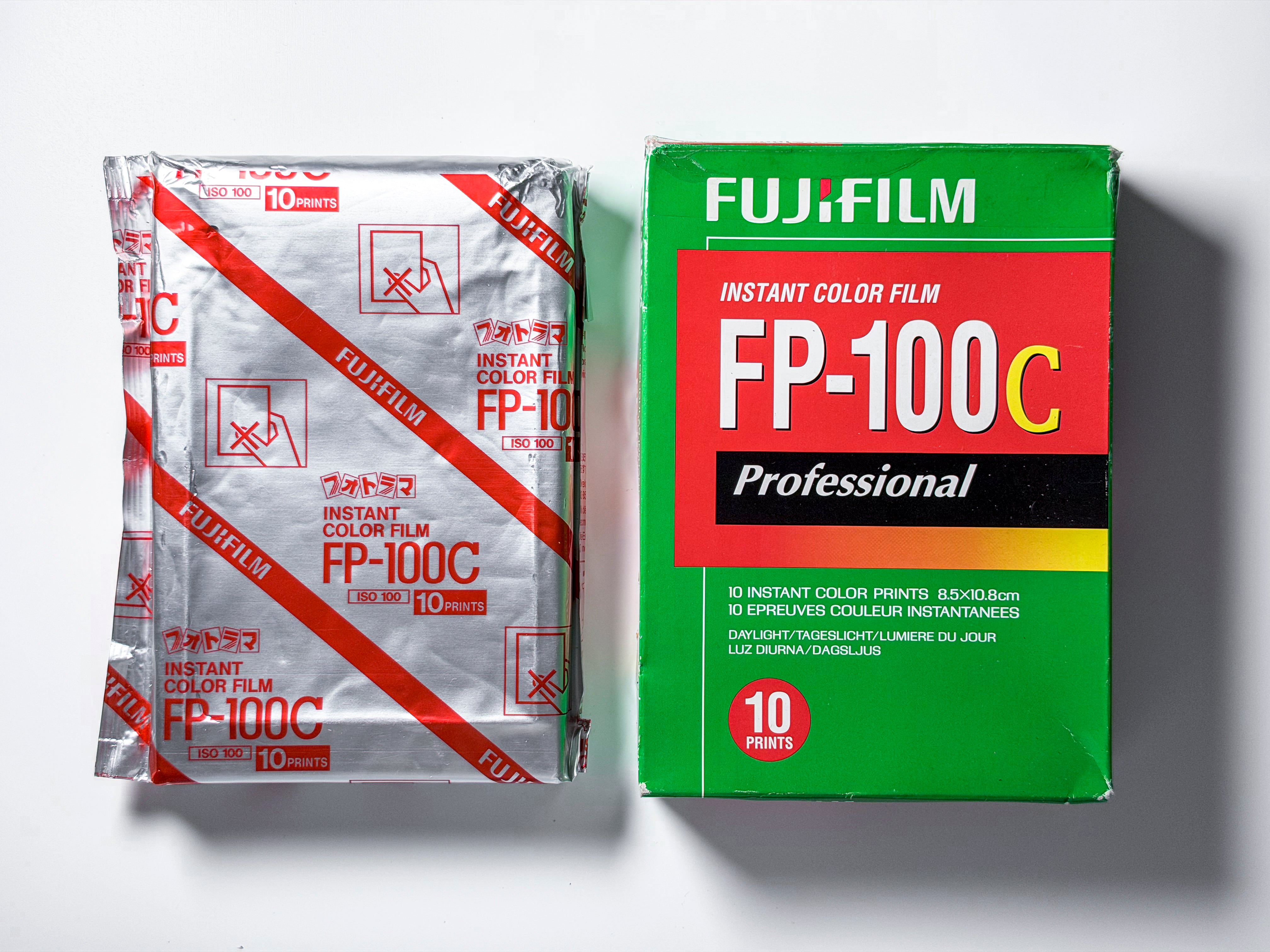Fujifilm FP-100C Instant Color Film 4 Units 40 Prints, Expired 2015 Fuji FP100C