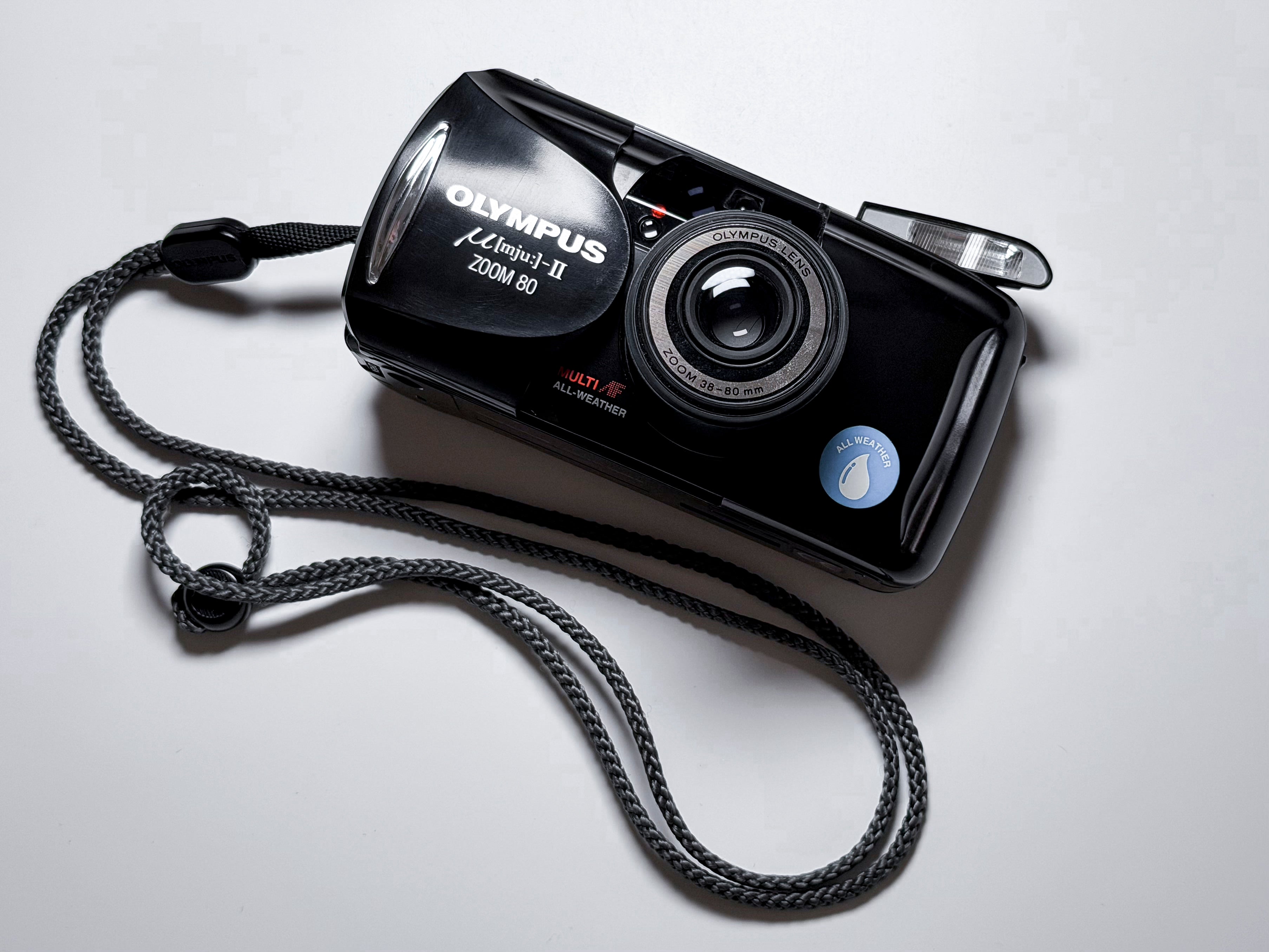 Olympus Mju II Zoom 80 35mm Point&Shoot Camera - Film Tested, Excellen