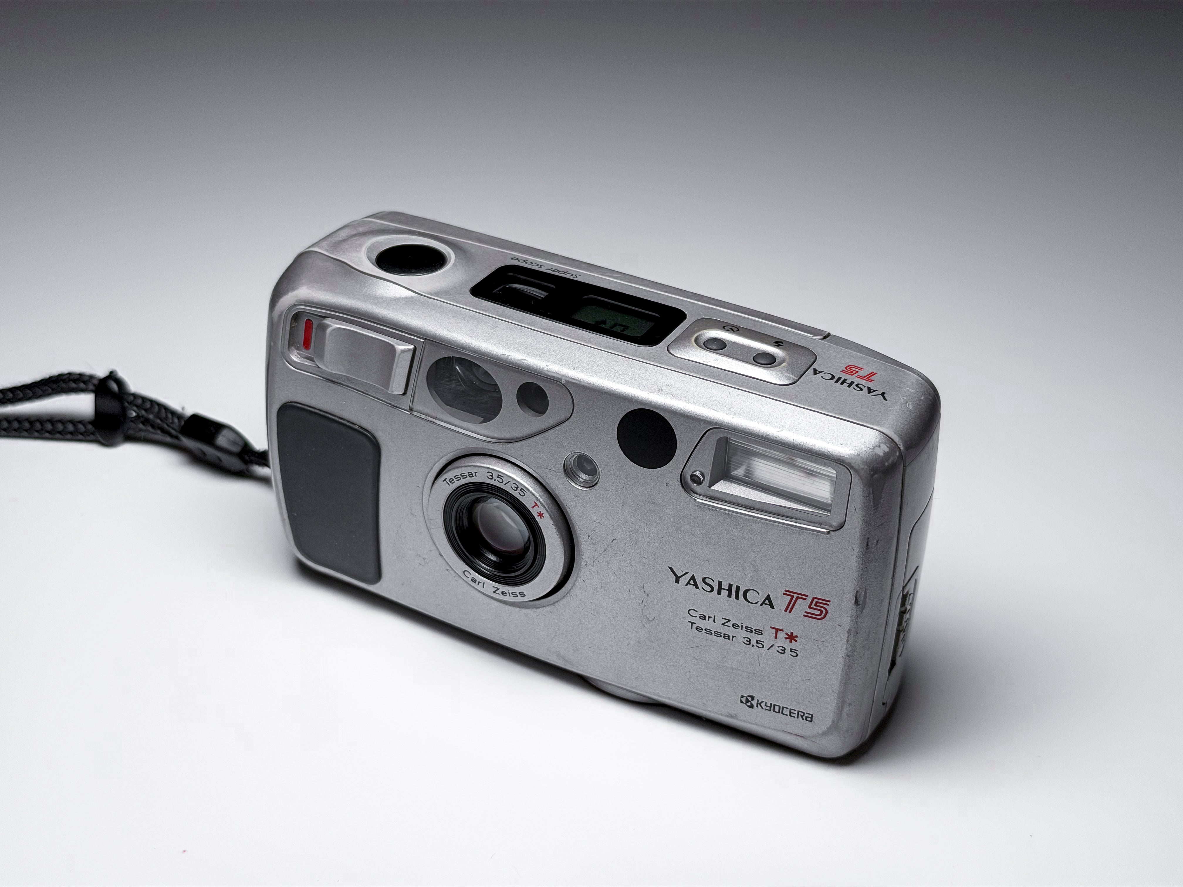 Yashica T5 Zeiss Lens 35mm Film Camera - Film Tested, Perfectly Working