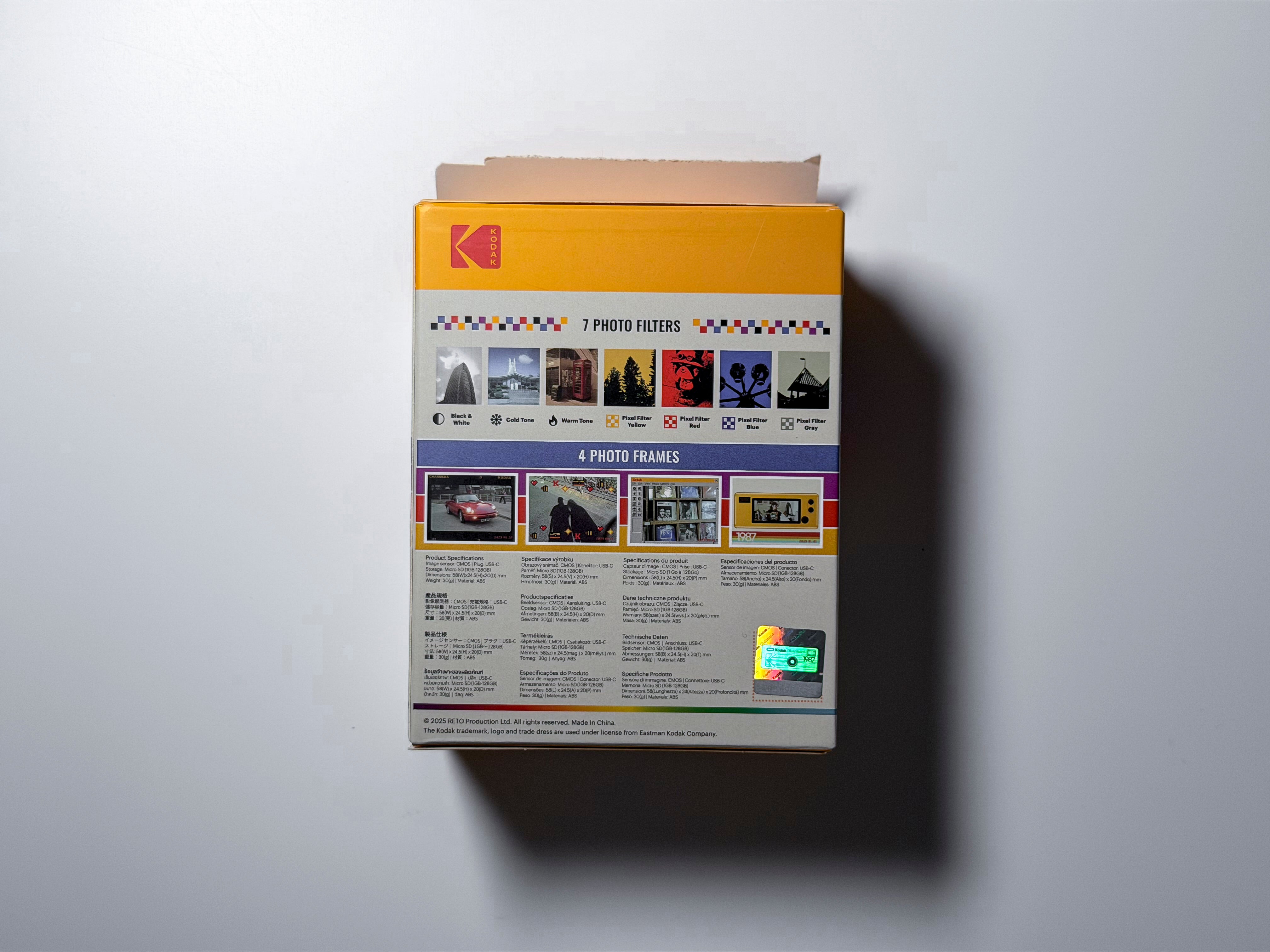 Kodak Charmera Secret Version Clear Model 1:48 Model 07 Unused