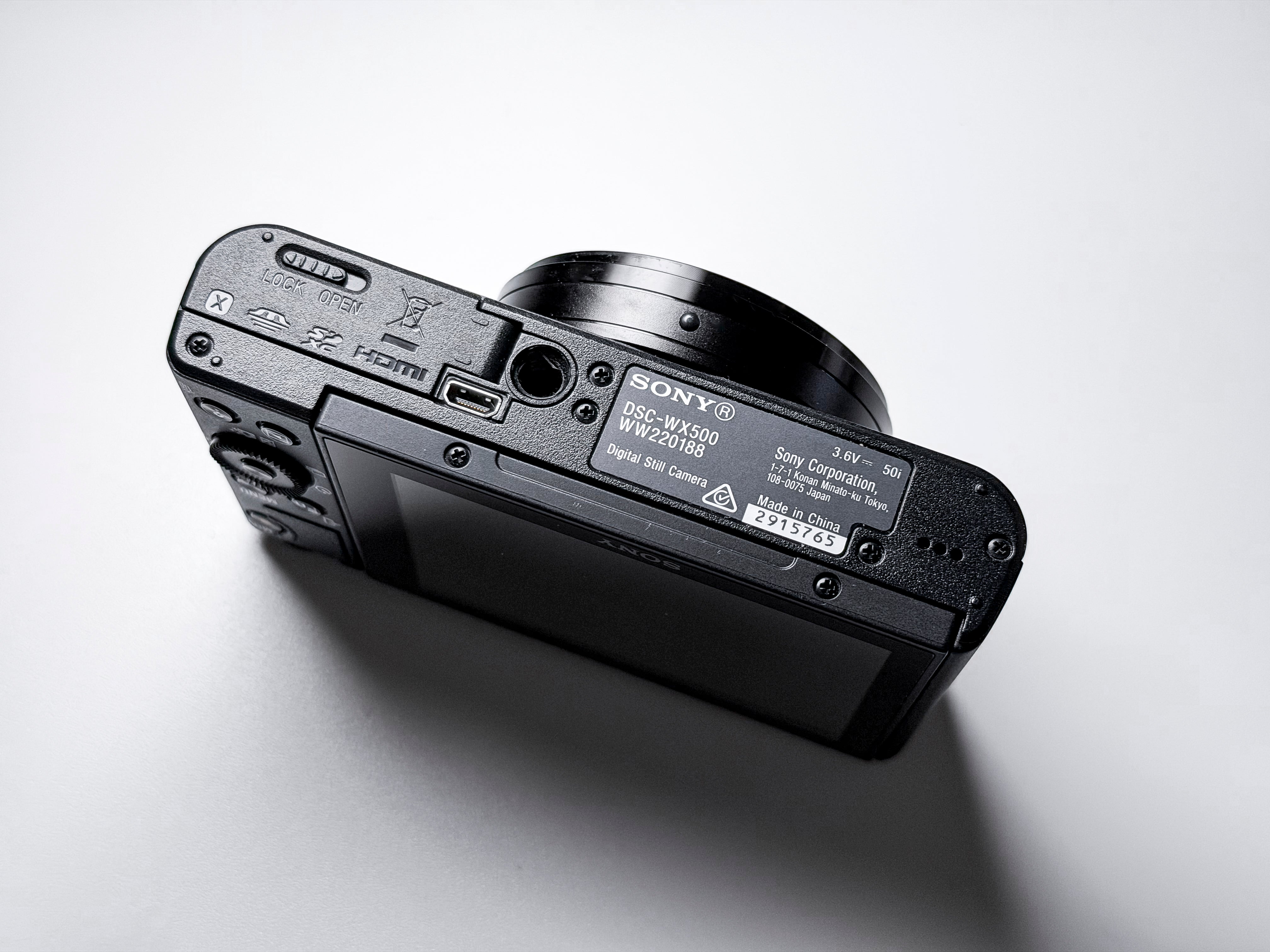 Sony WX500 WX-500 Cyber-shot Zeiss 30x Zoom Digital Compact Camera