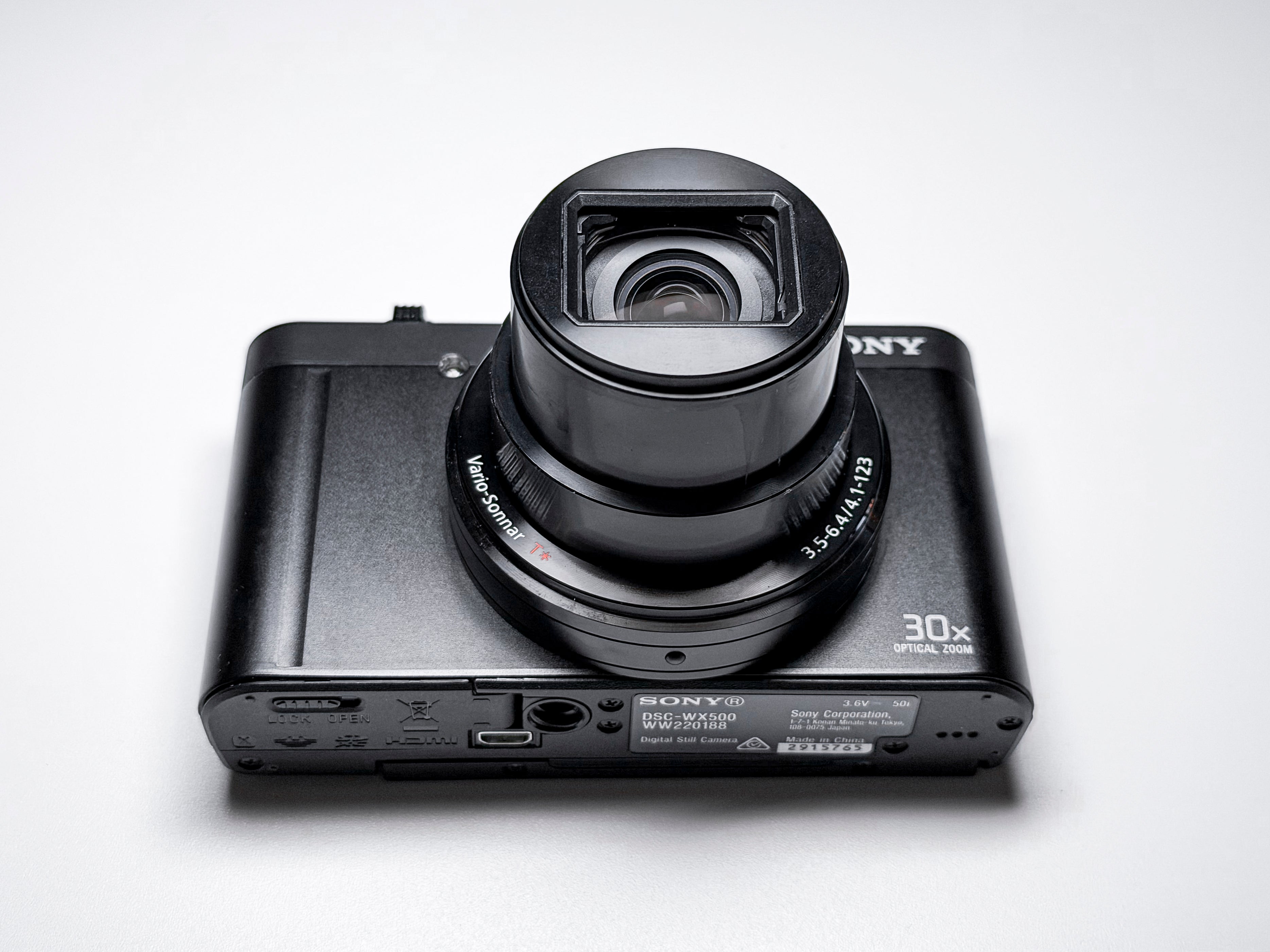 Sony WX500 WX-500 Cyber-shot Zeiss 30x Zoom Digital Compact Camera