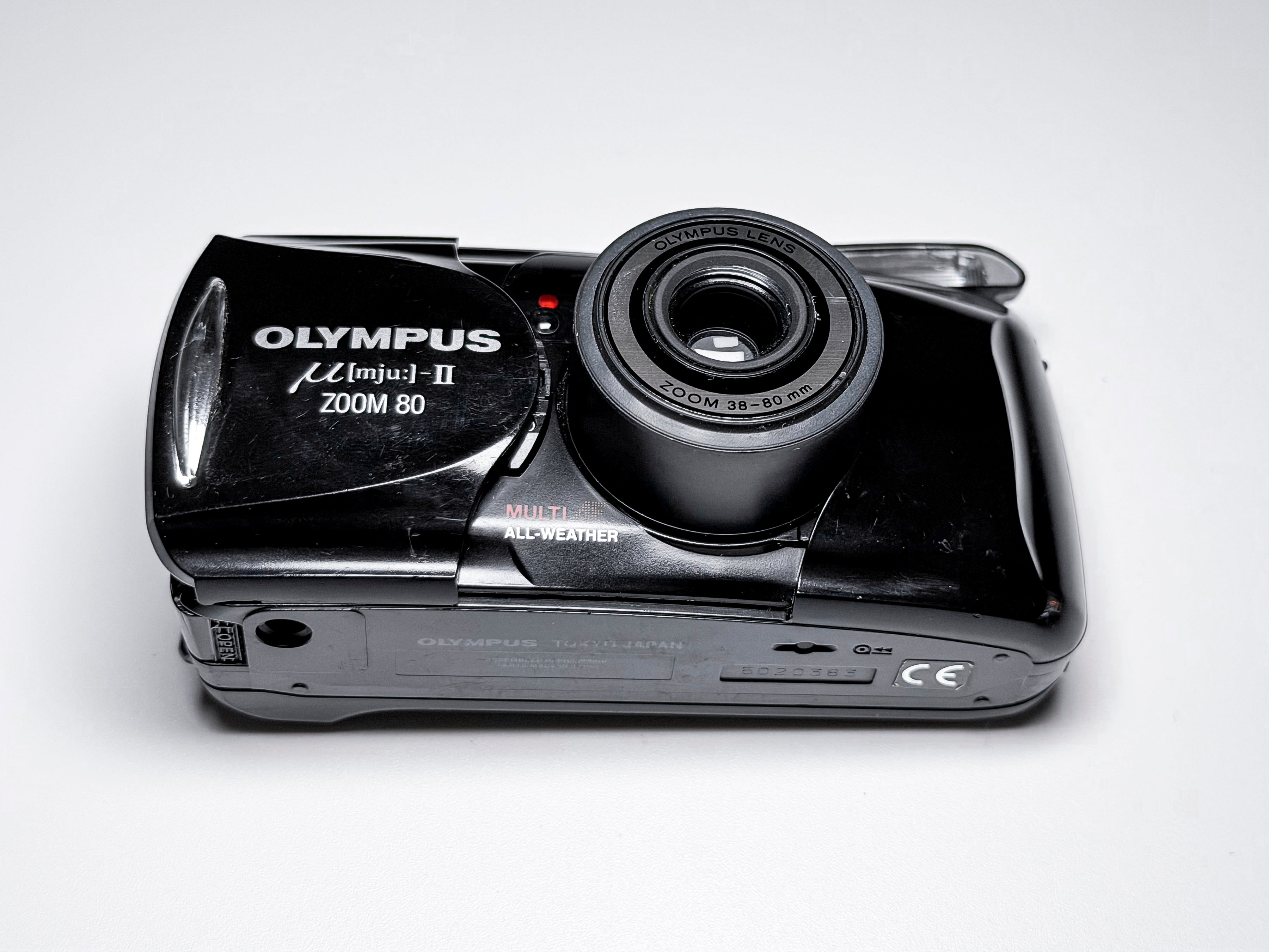 Olympus Mju II Zoom 80 35mm Film Camera - Film Tested, Perfectly Working