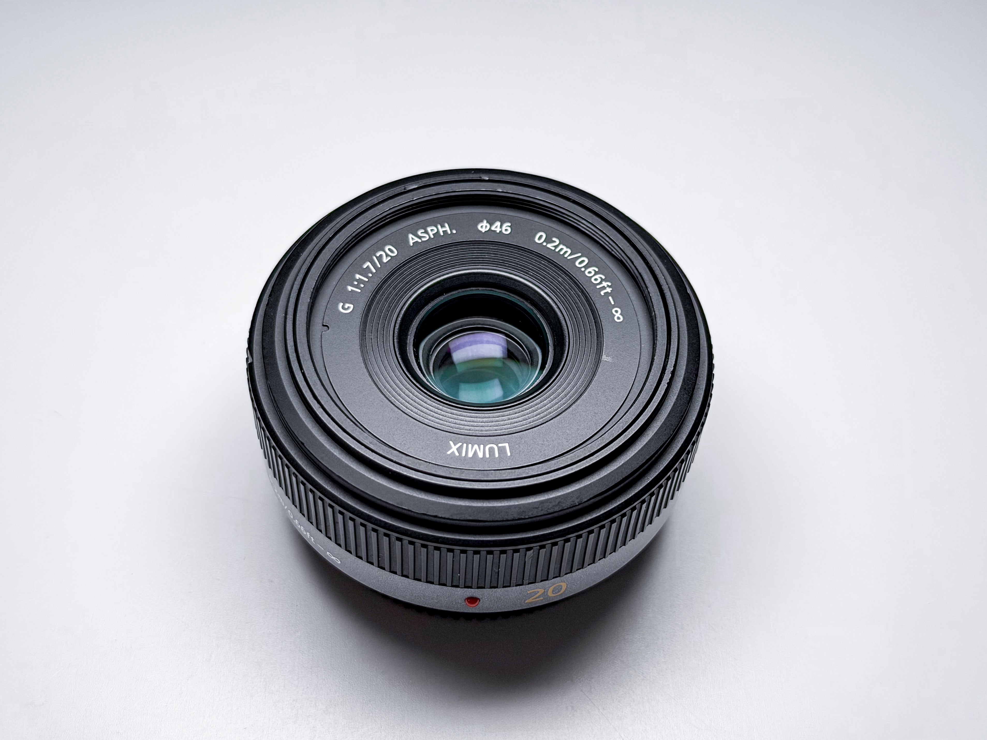 Panasonic Lumix G 20mm f/1.7 ii asph Lens for M43 - 1 Year Warranty, Excellent