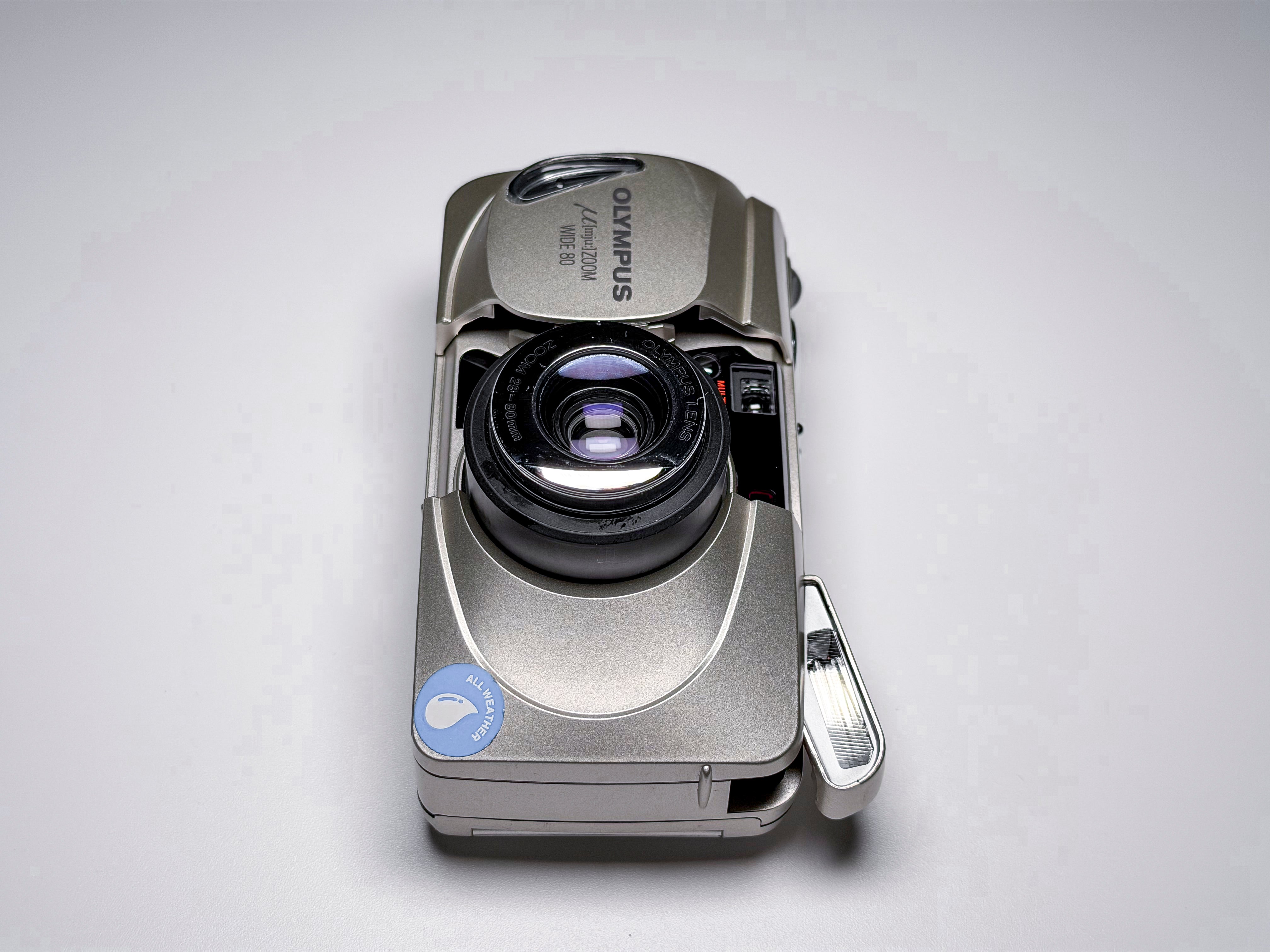 Olympus Mju II Zoom Wide 80 35mm Film Camera - Film Tested, Perfectly Working