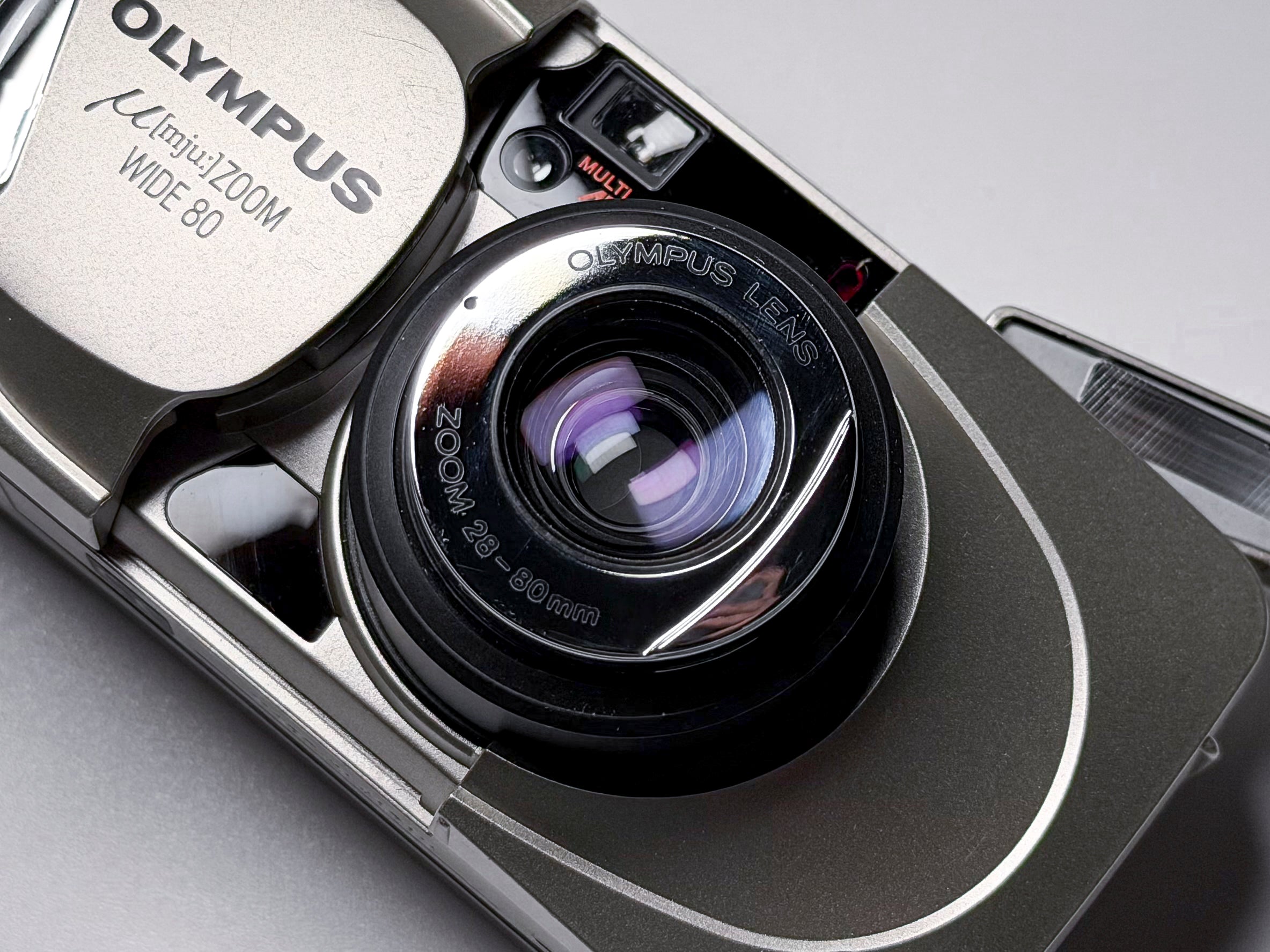 Olympus Mju II Zoom Wide 80 35mm Film Camera - Film Tested, Perfectly Working