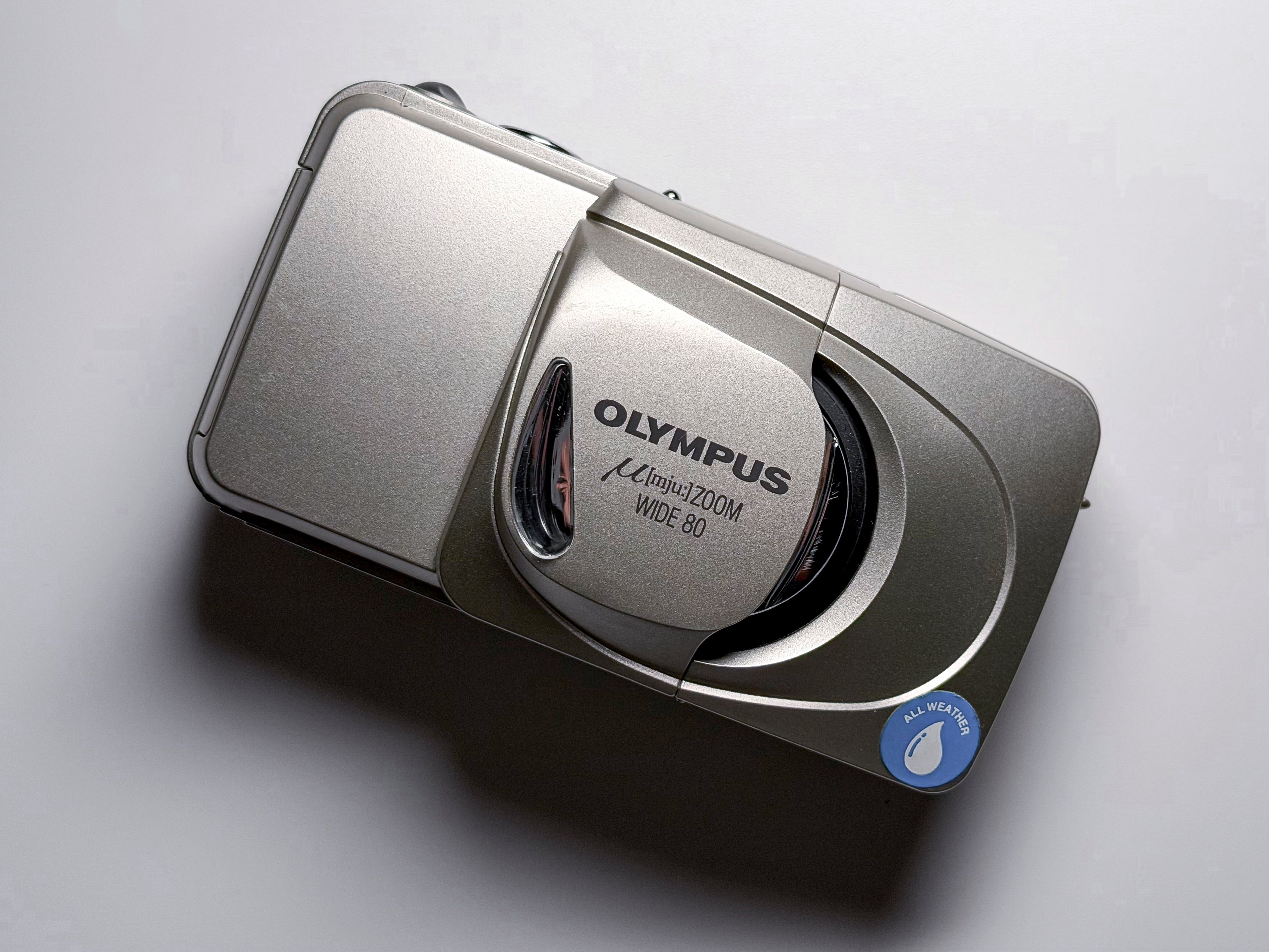 Olympus Mju II Zoom Wide 80 35mm Film Camera - Film Tested, Perfectly Working