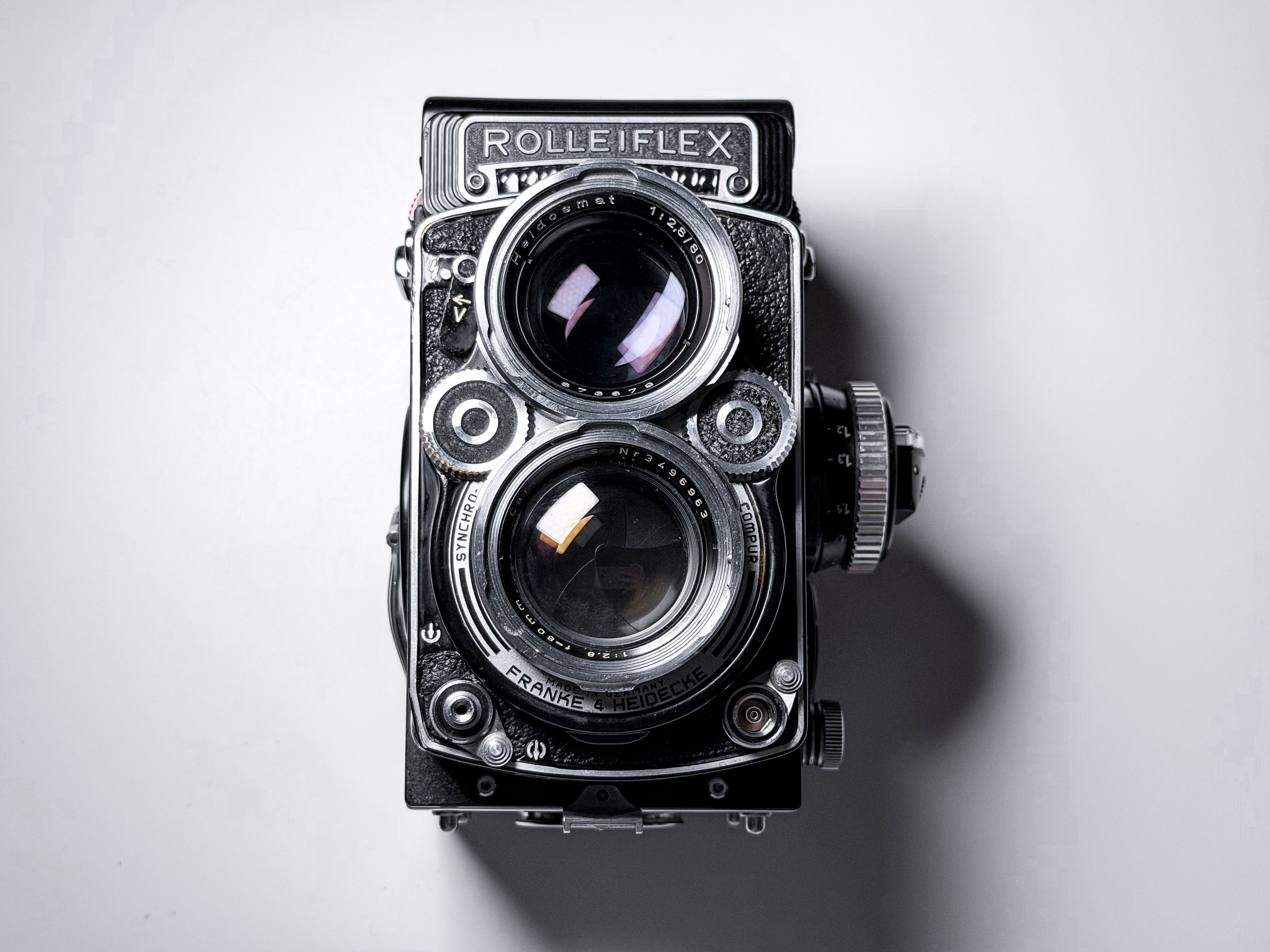 Rolleiflex 2.8F Medium Format TLR Planar, Excellent Film Tested with Accessories