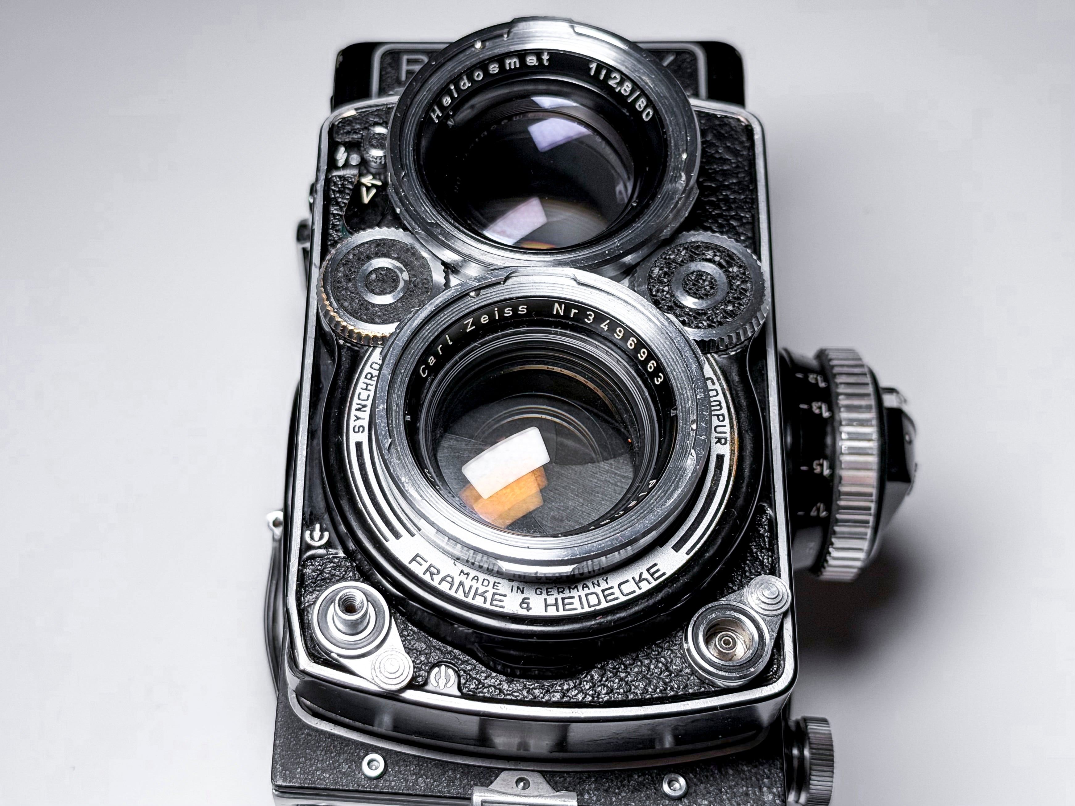 Rolleiflex 2.8F Medium Format TLR Planar, Excellent Film Tested with Accessories
