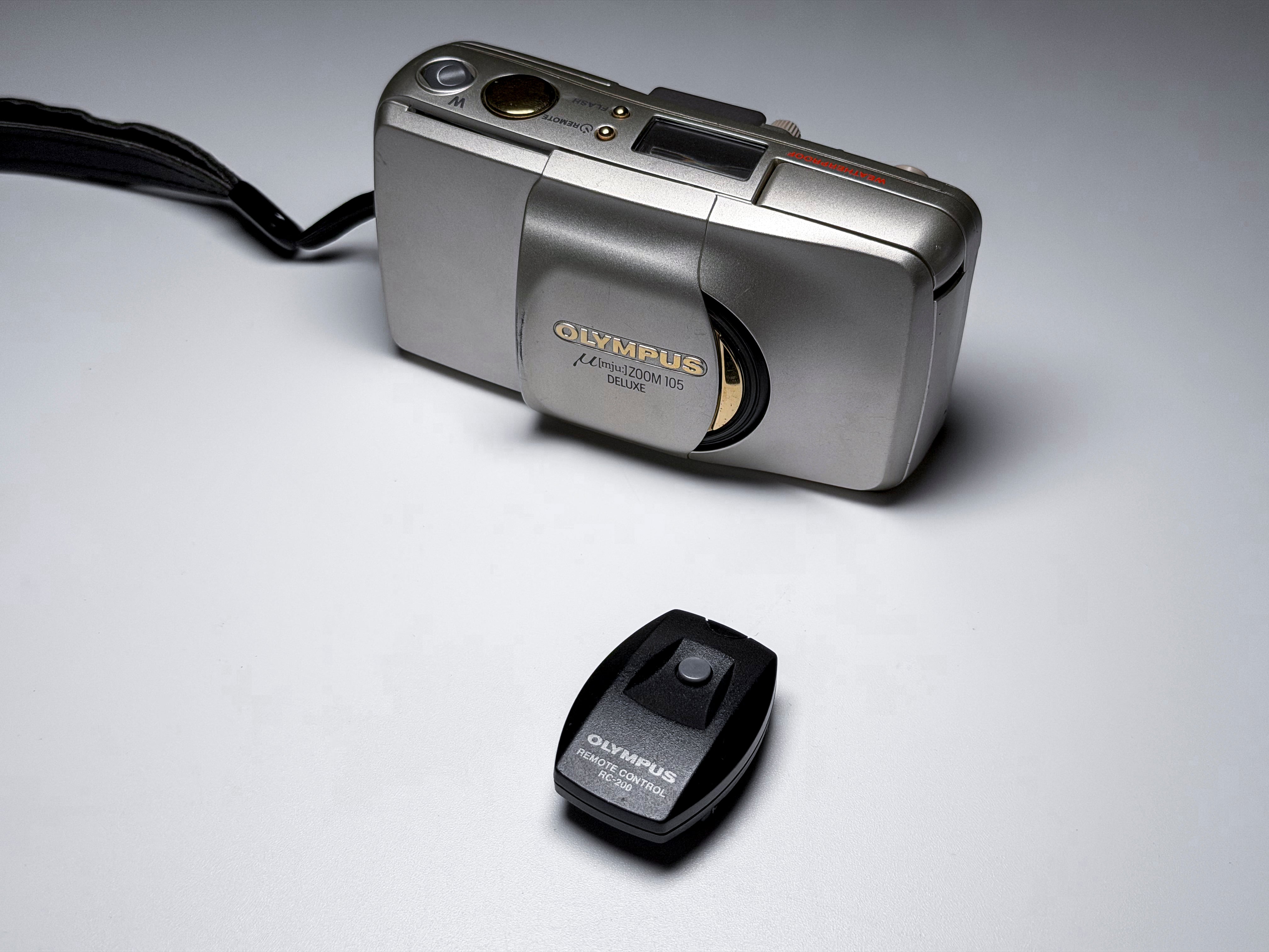 Olympus Mju Zoom 105 Deluxe 35mm Film Camera - Film Tested, Perfectly Working