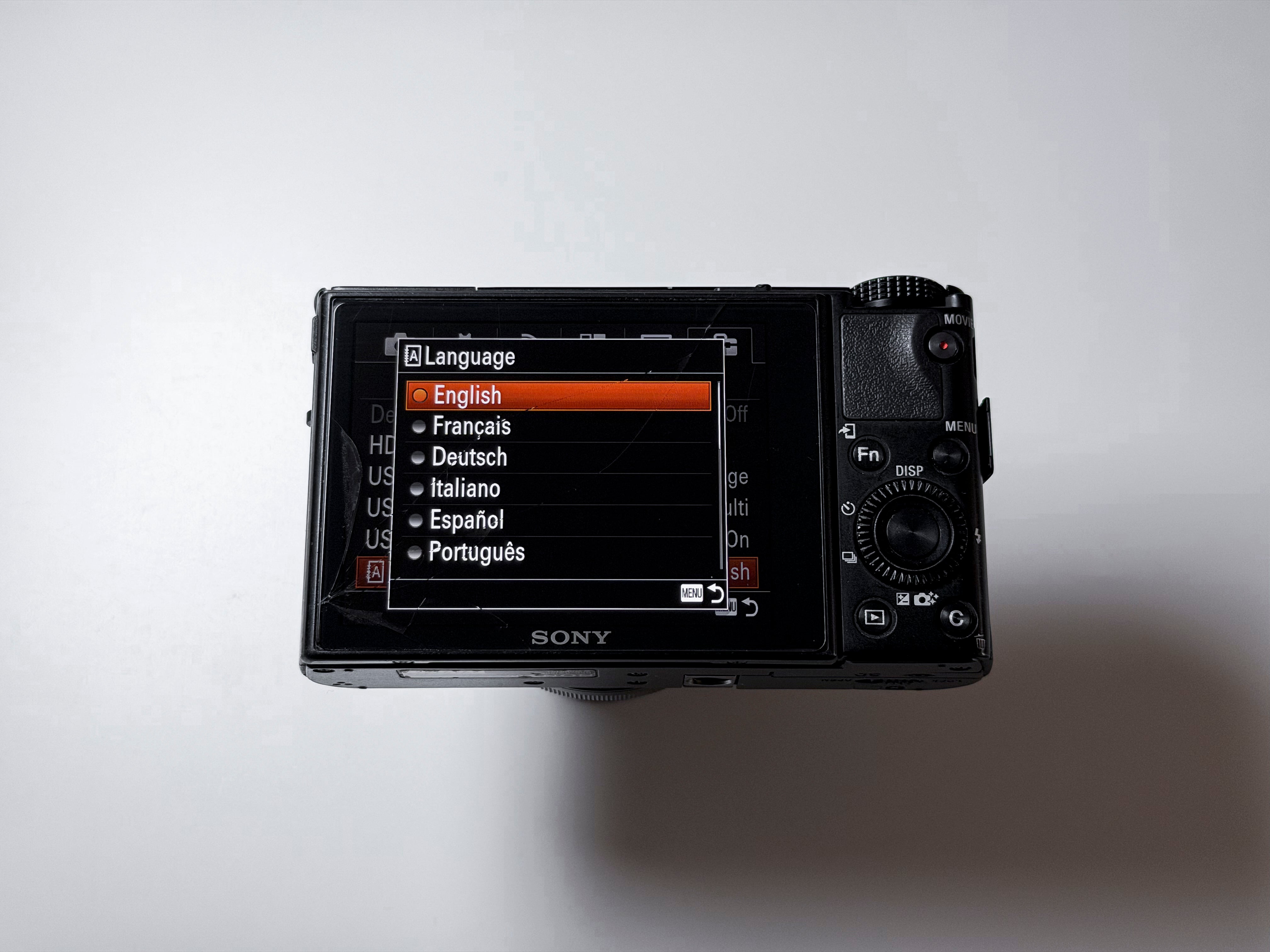 Sony RX100 III Mark 3 Cyber-shot 20,1 Mpx - Perfectly Working, Cracked glass