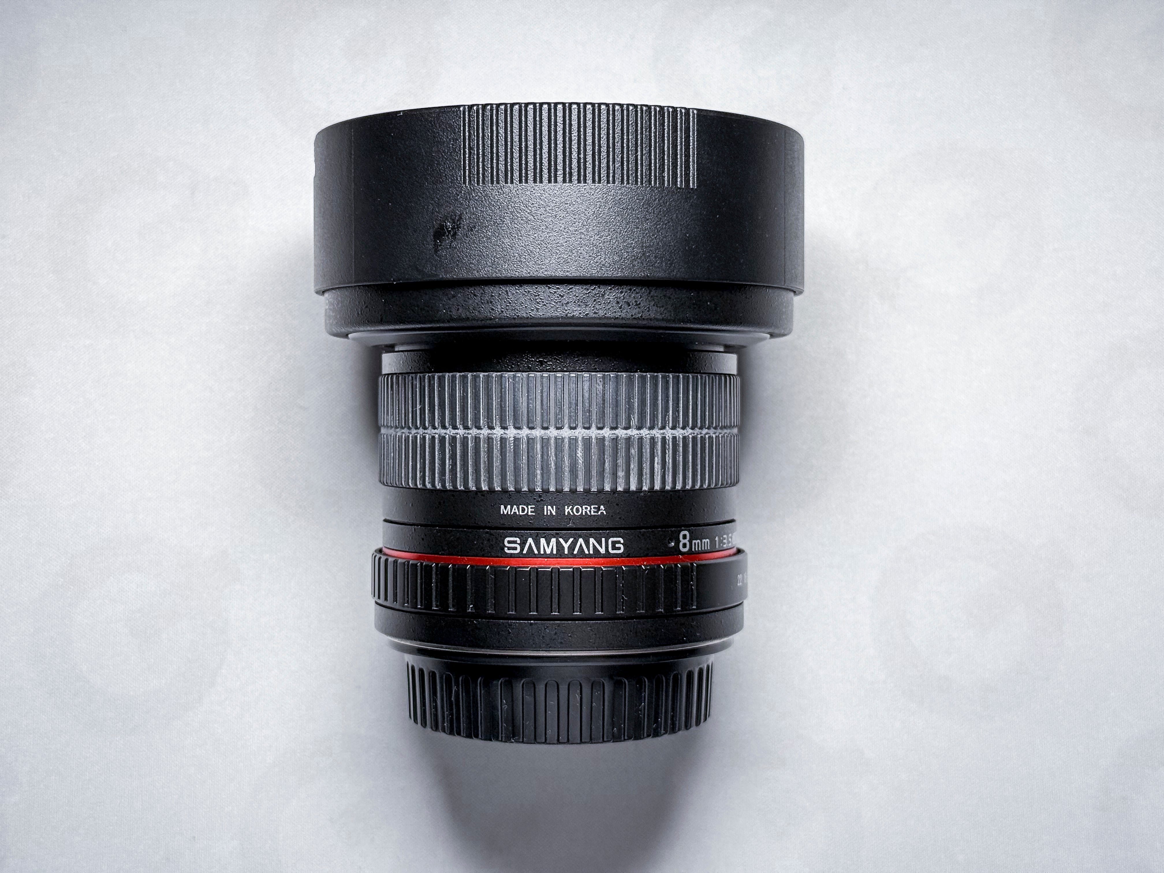 Samyang 8mm Fisheye CS II Canon EOS EF-S - Warranty, Perfectly Working