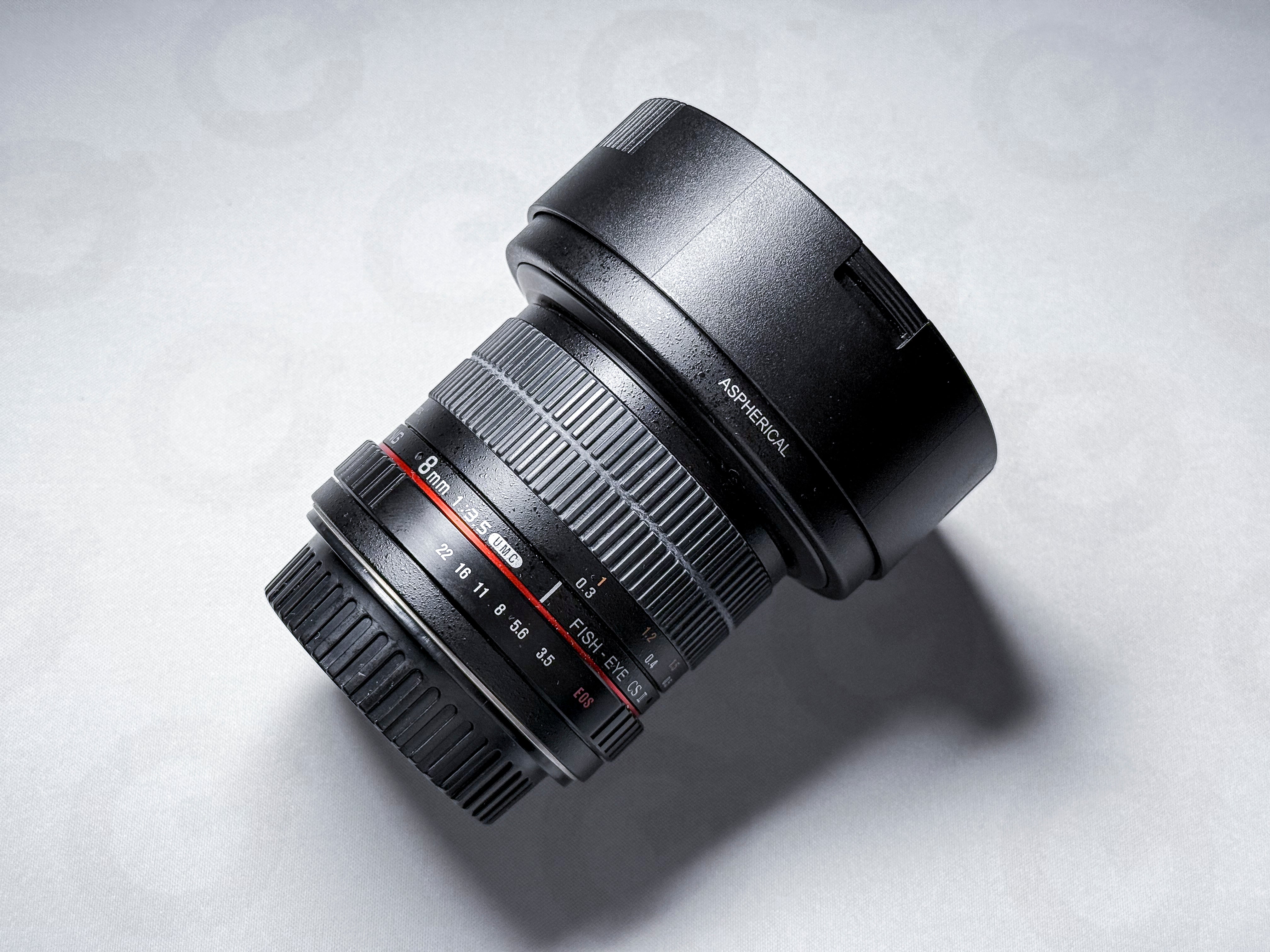 Samyang 8mm Fisheye CS II Canon EOS EF-S - Warranty, Perfectly Working