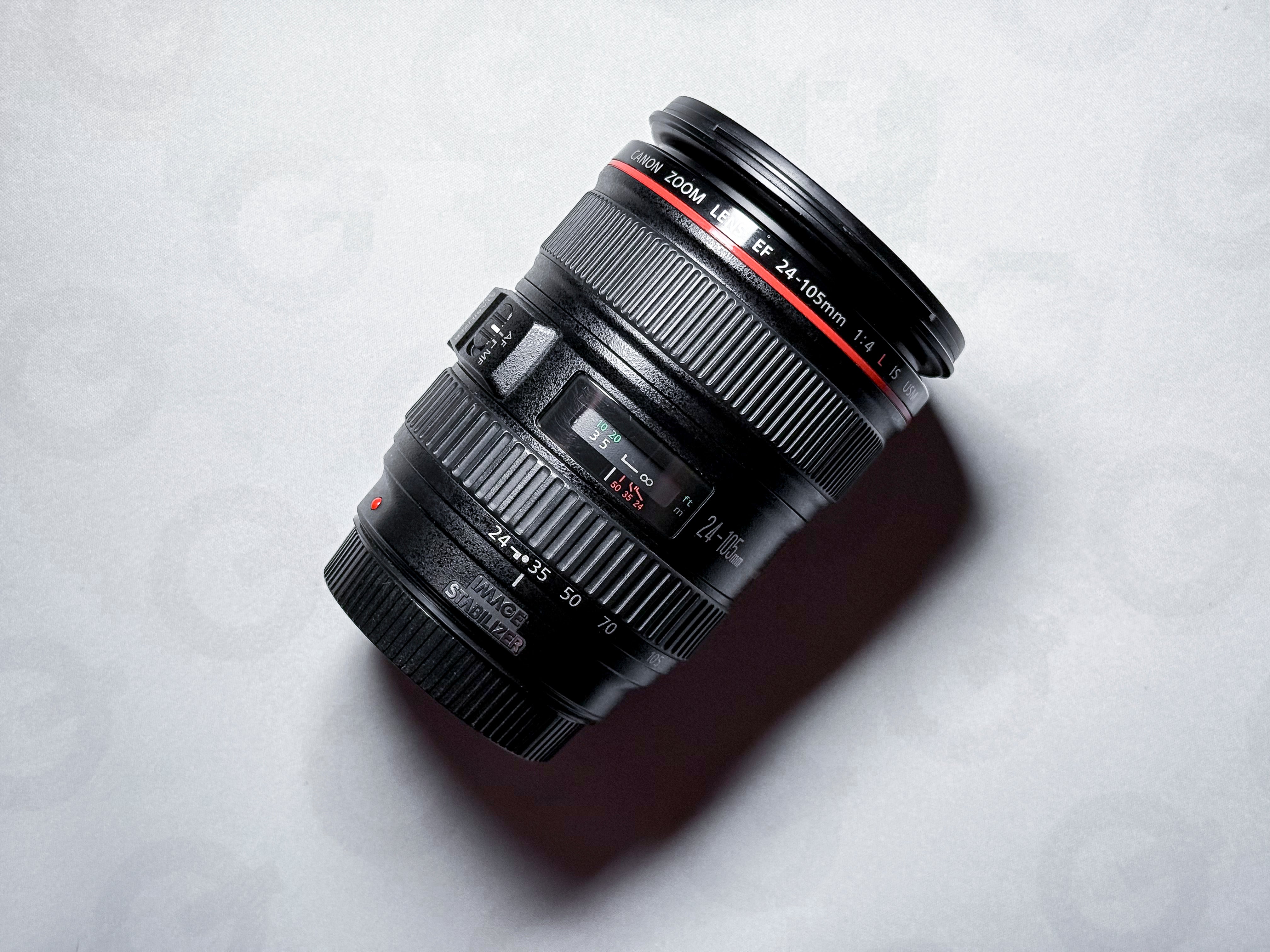 Canon 24-105 L USM f/4 lens for EF EOS DSLR - 1 Year Warranty, Excellent