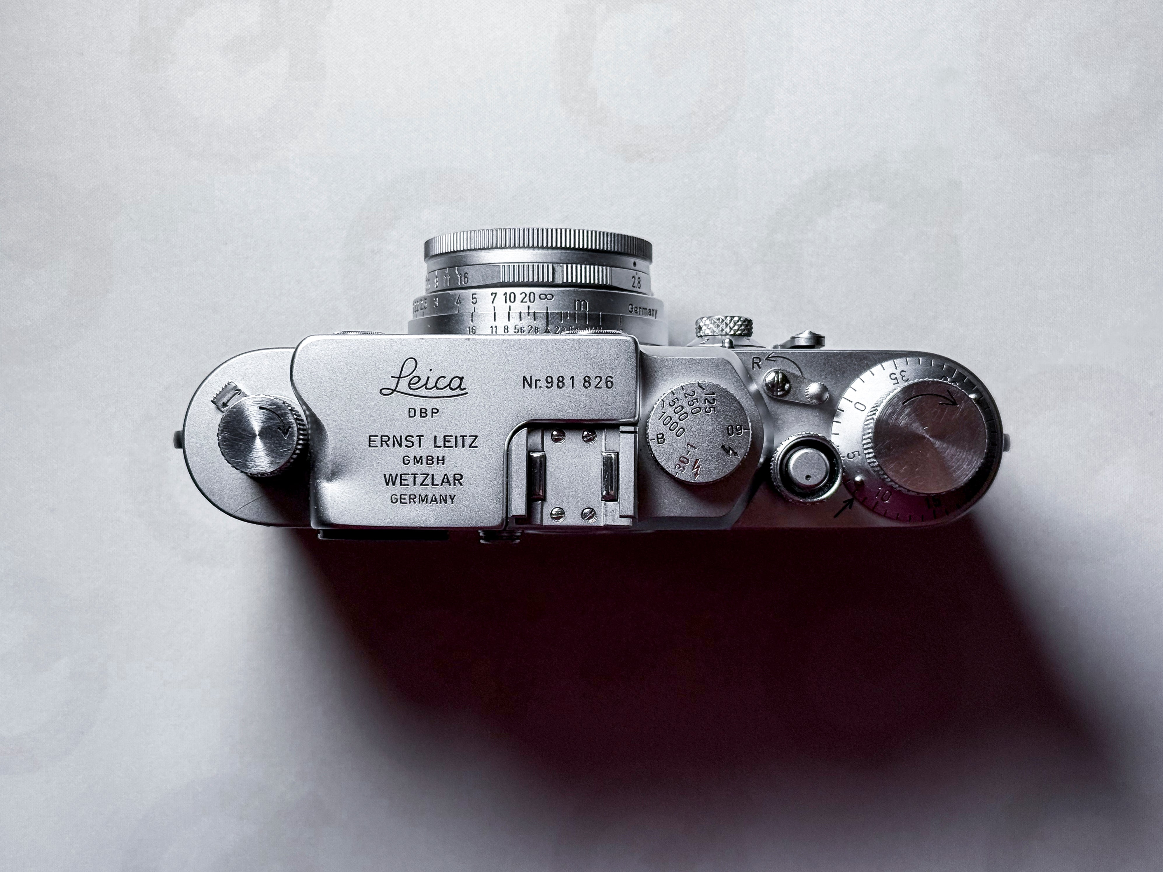 Rare! Leica IIIg + Elmar 50mm f/2.8 + Hood - Excellent Condition