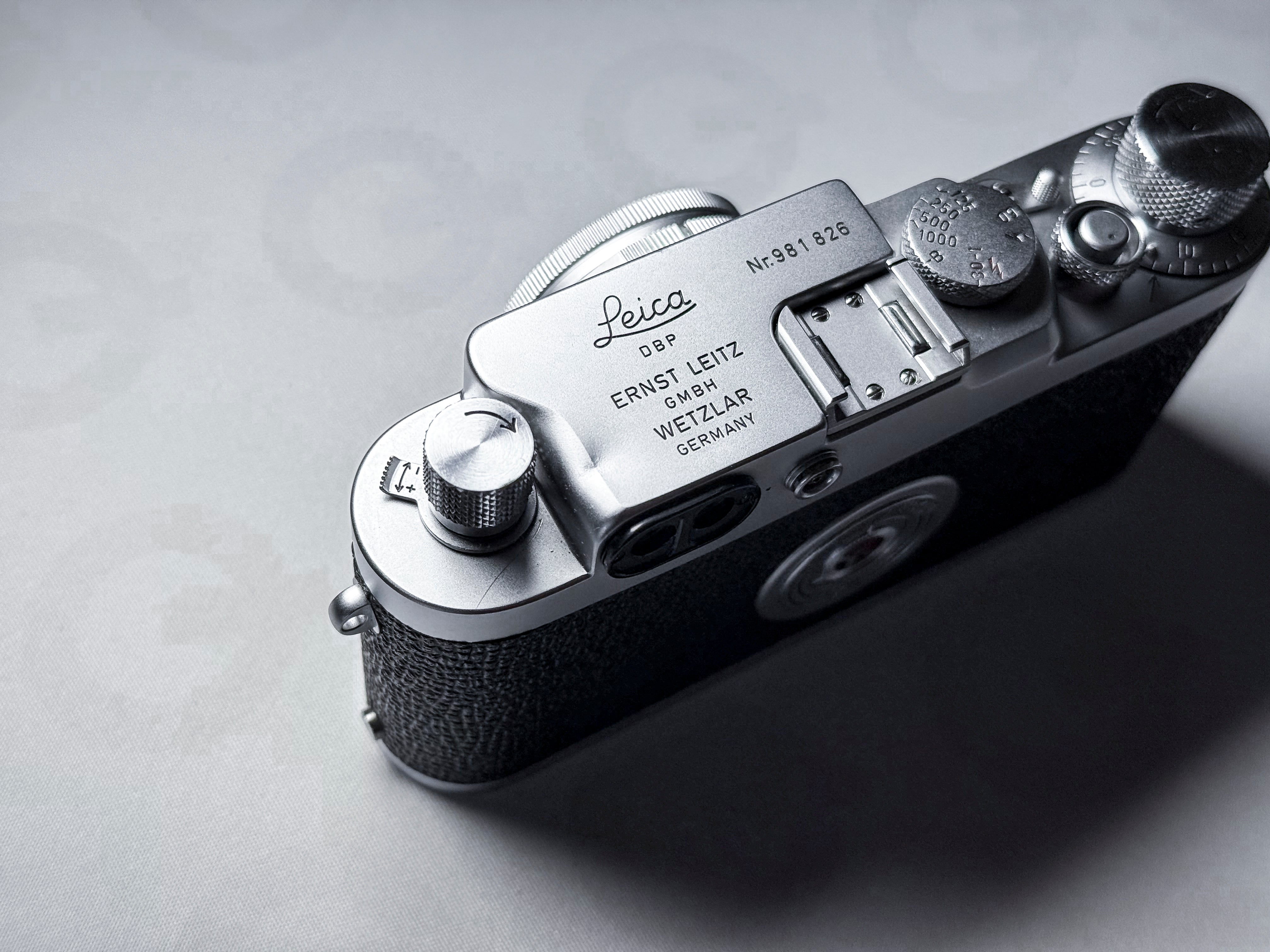 Rare! Leica IIIg + Elmar 50mm f/2.8 + Hood - Excellent Condition