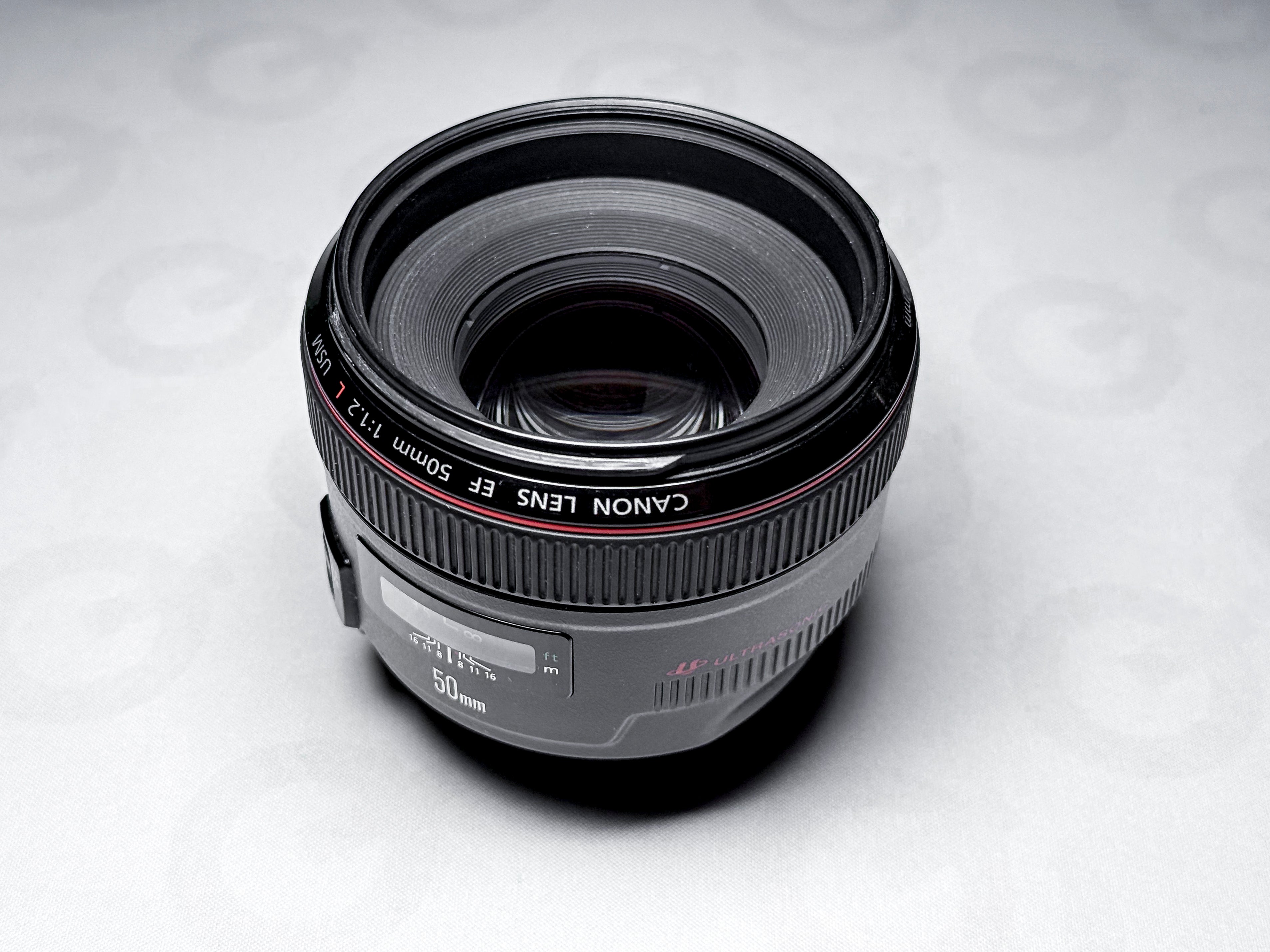 Canon EF 50mm f/1.2 USM L - Garanzia di 1 anno, ottimo con custodia e paraluce