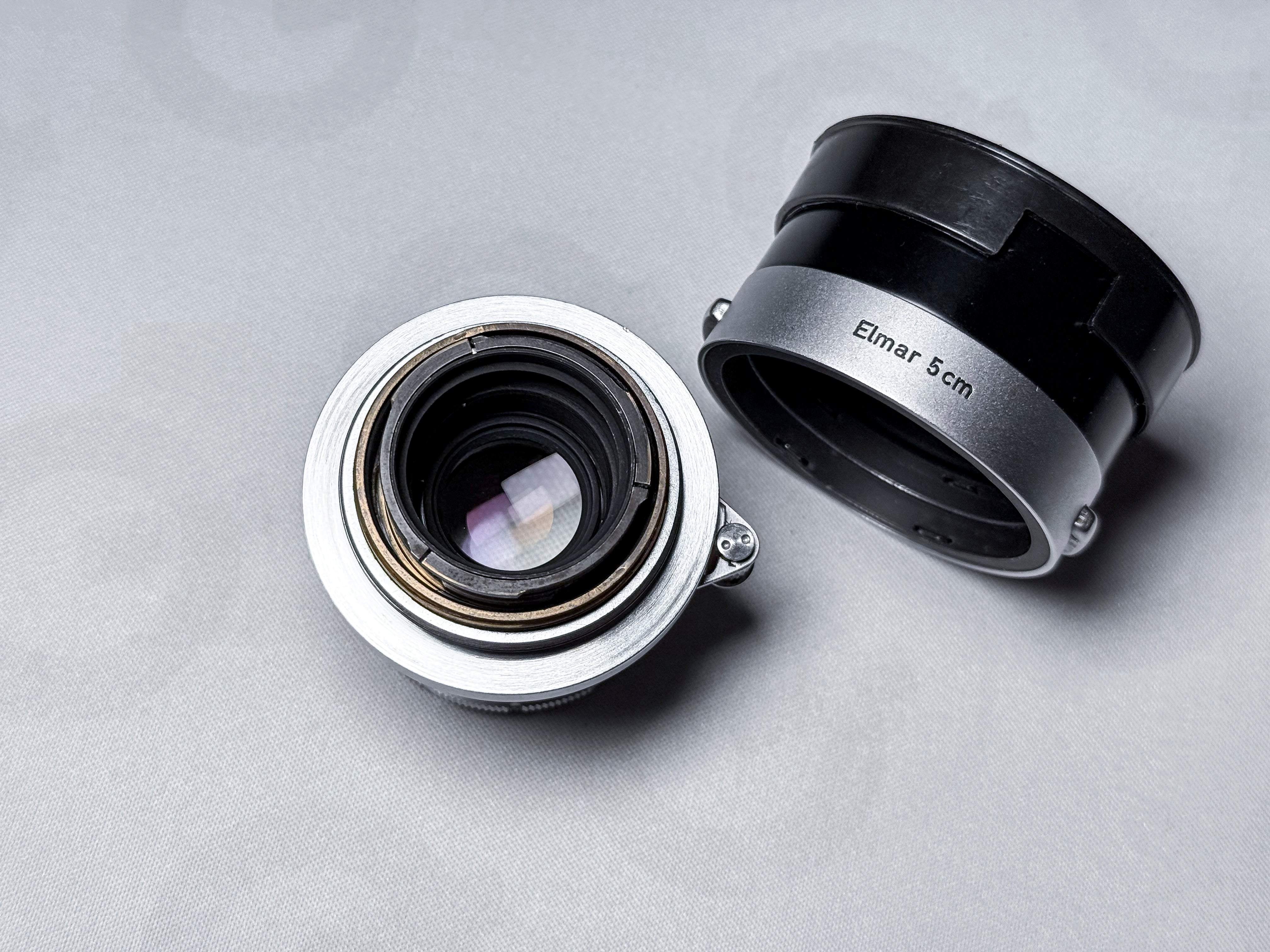 Rare! Leica IIIg + Elmar 50mm f/2.8 + Hood - Excellent Condition