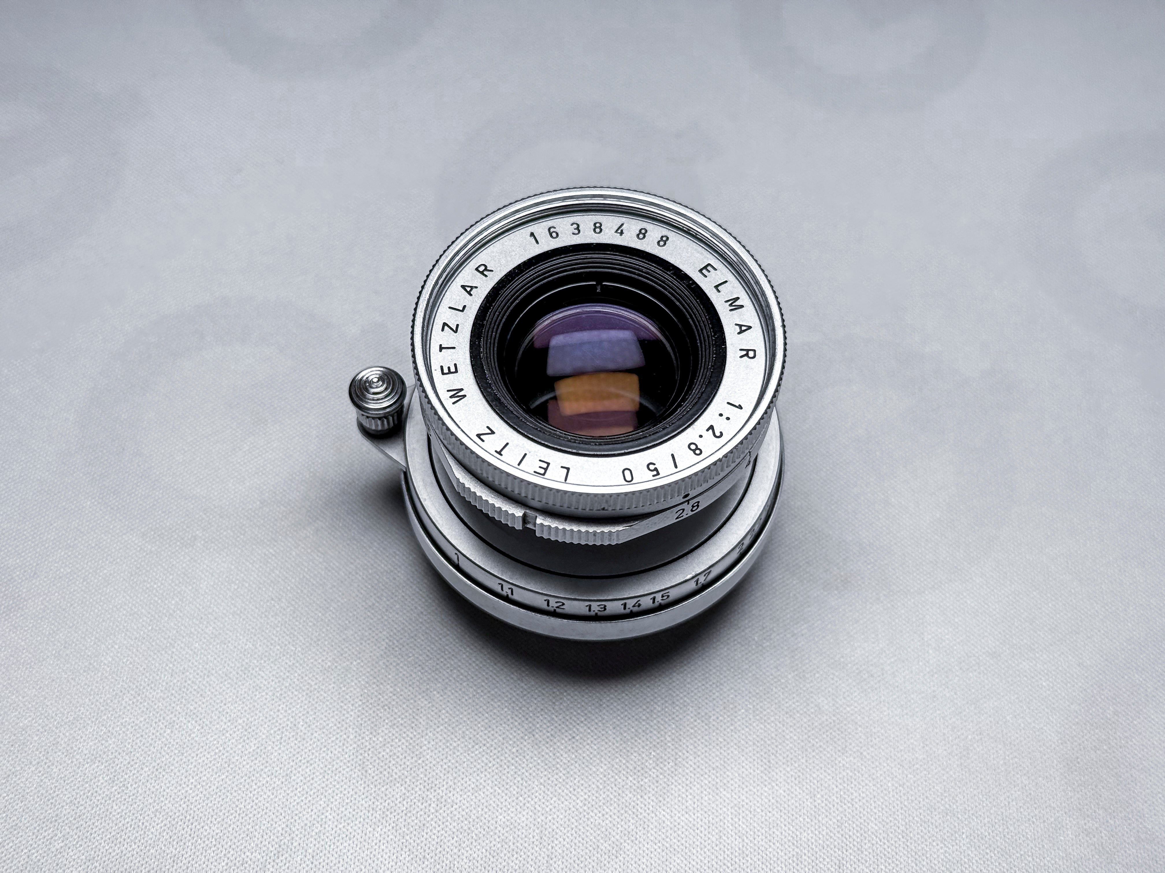 Rare! Leica IIIg + Elmar 50mm f/2.8 + Hood - Excellent Condition