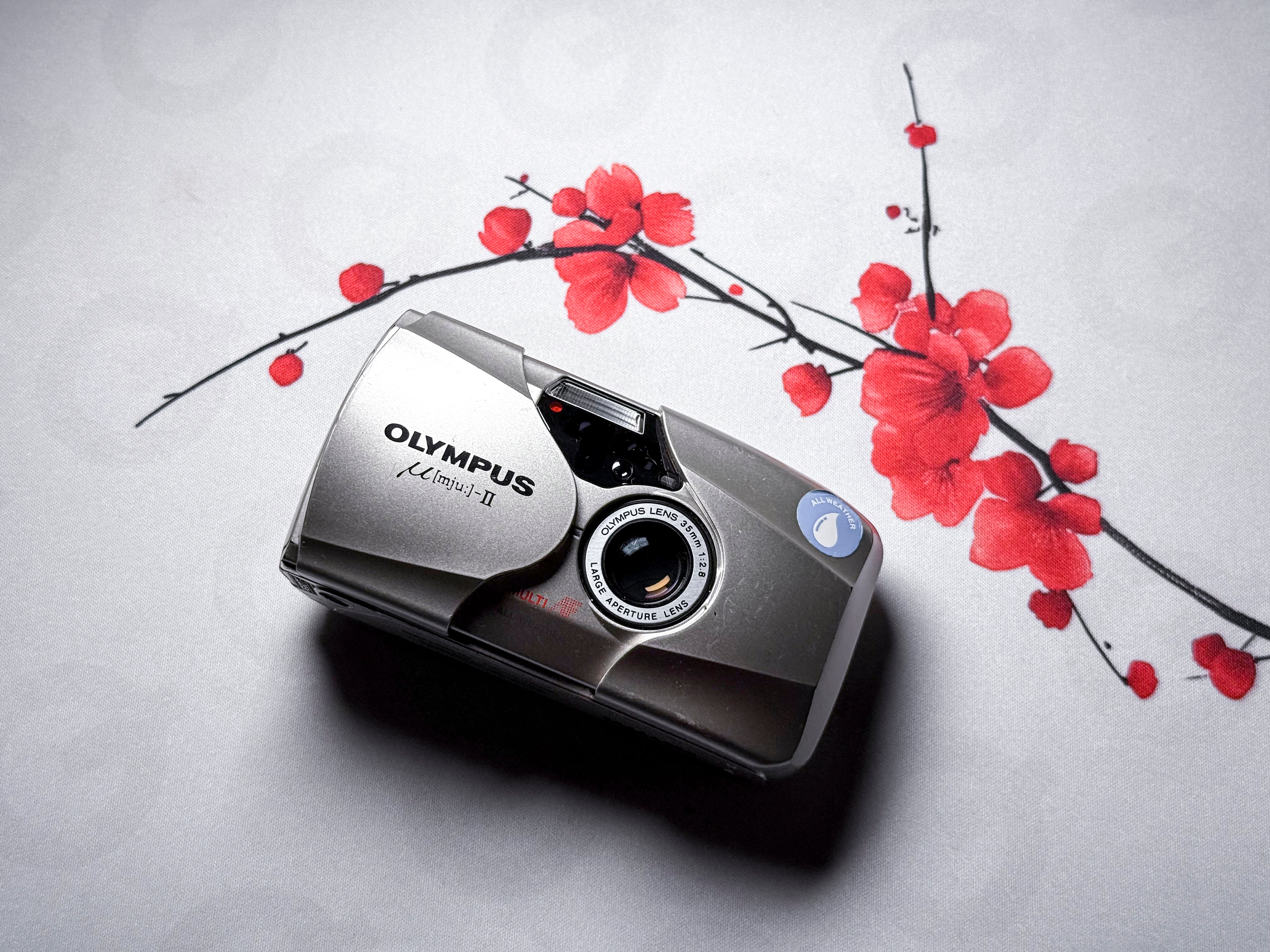 Olympus Mju ii 2 35mm Compact Film Camera - Tested and Perfectly Working