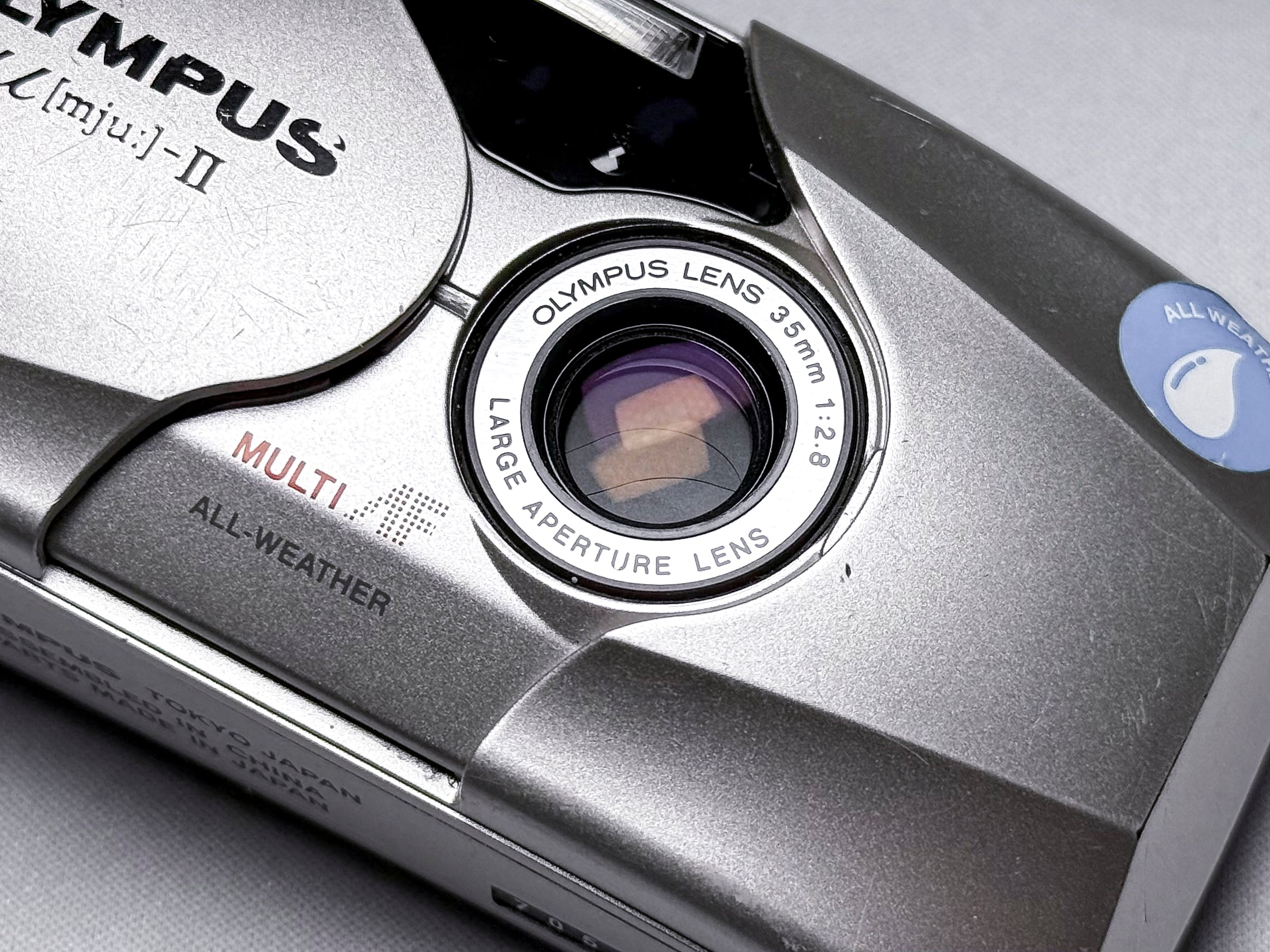 Olympus Mju ii 2 35mm Compact Film Camera - Tested and Perfectly Working