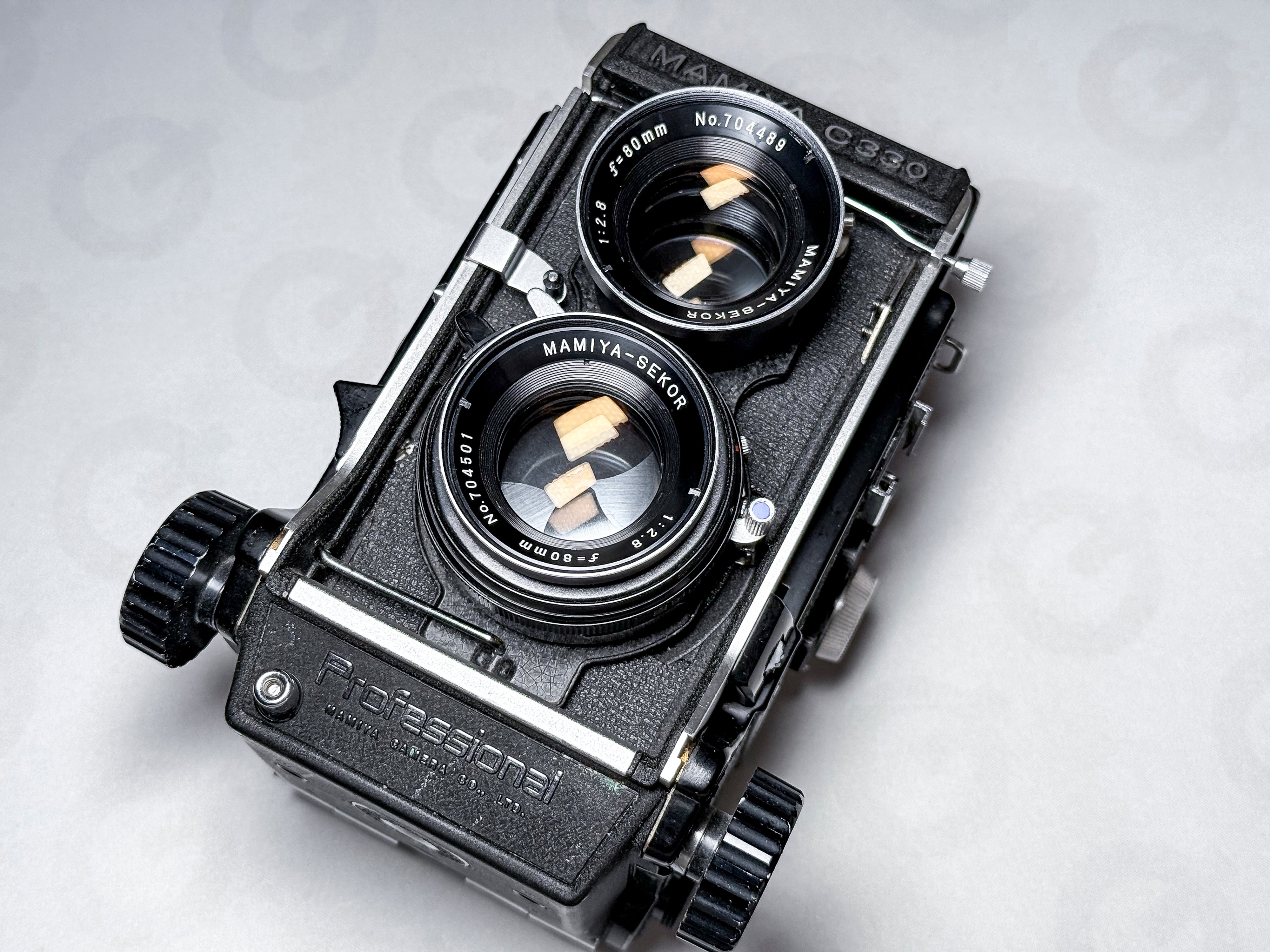 Mamiya C330 + Sekor 80mm f/2.8  Blue Dot Medium Format 120 Film Camera - Tested
