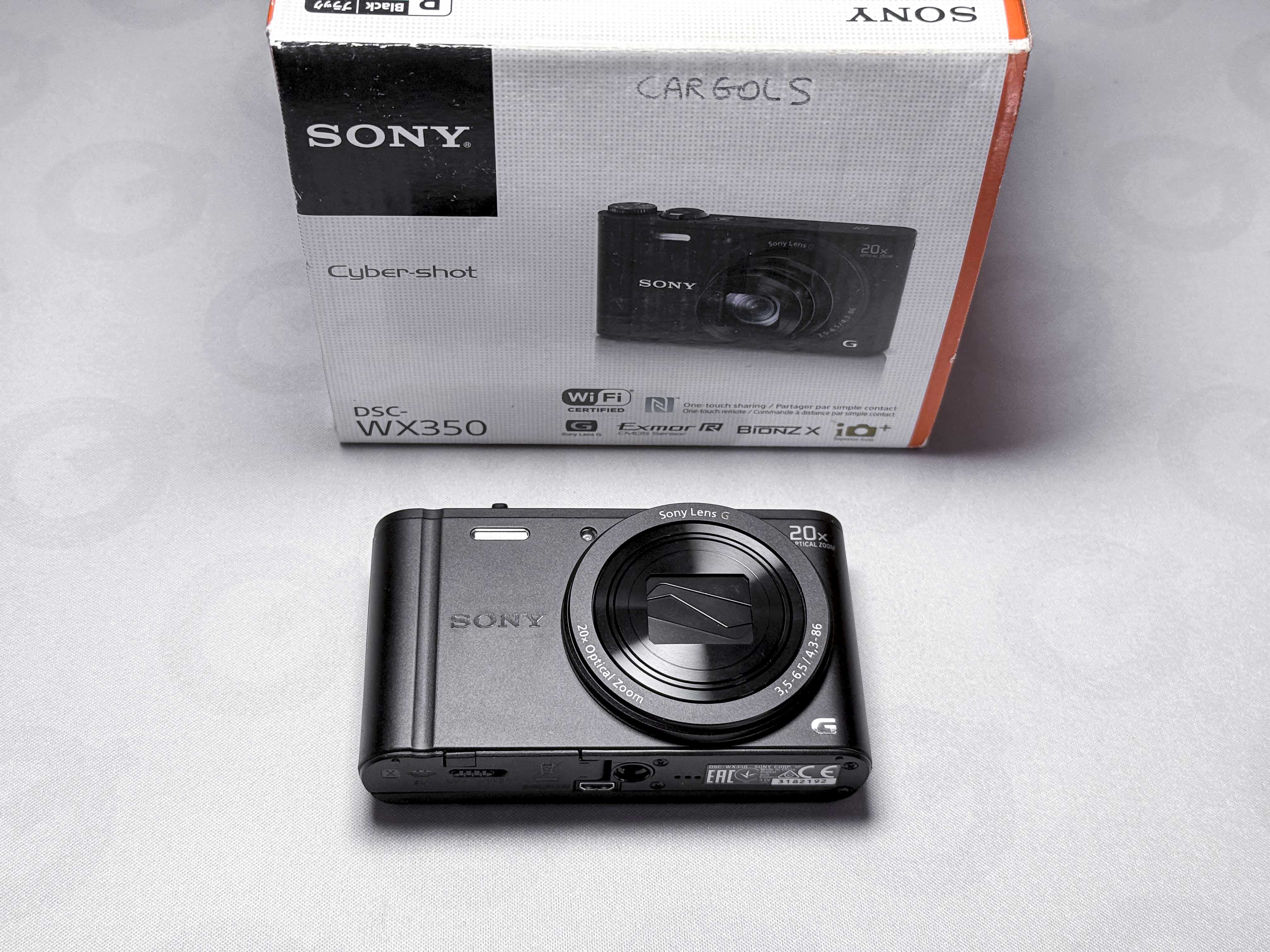 Sony WX350 Cyber-shot Digital Camera 20x - 1 Year Warranty, Mint