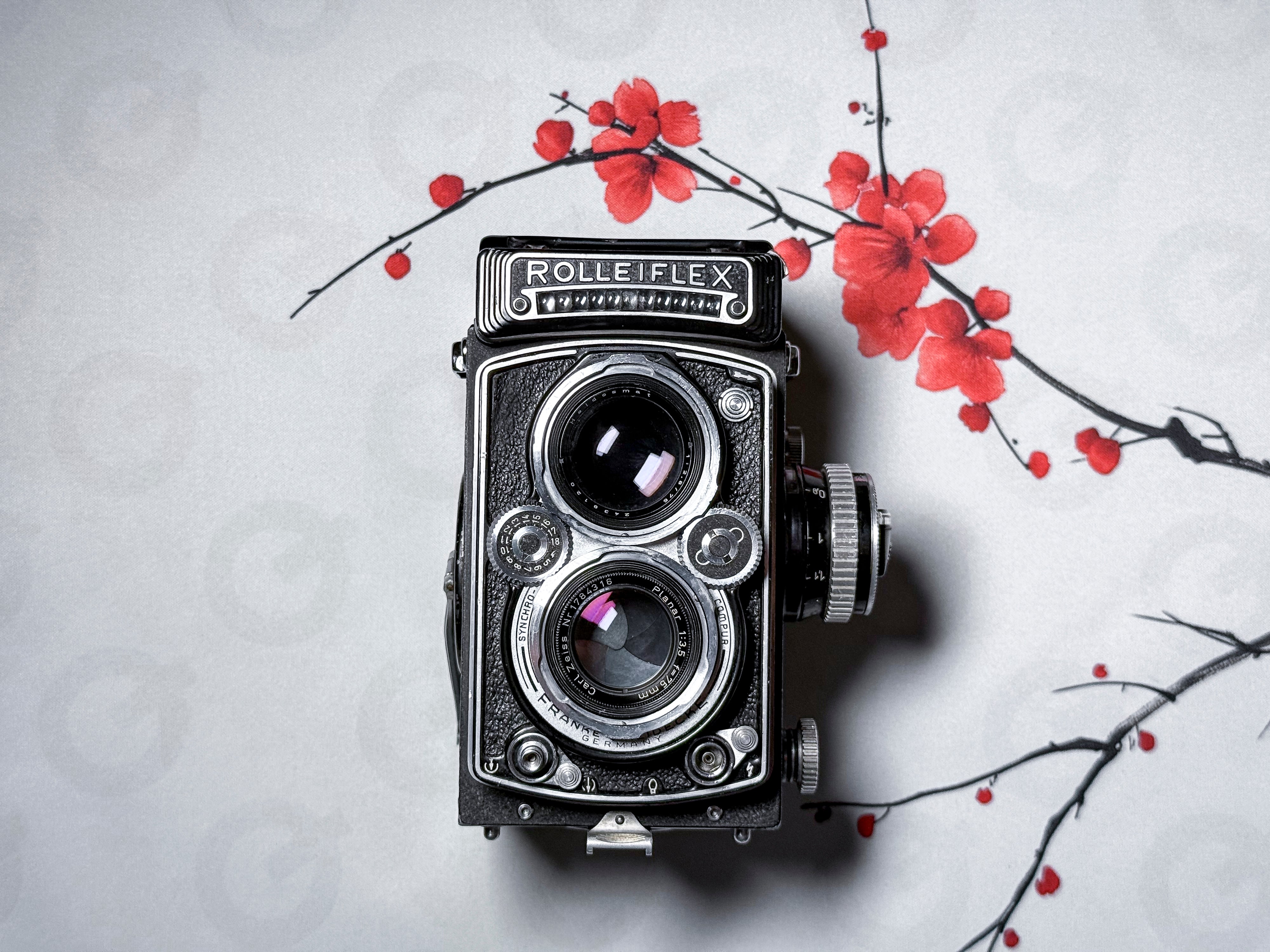 Rolleiflex 3.5E Zeiss Planar TLR Film Camera - Working, Read Desc.