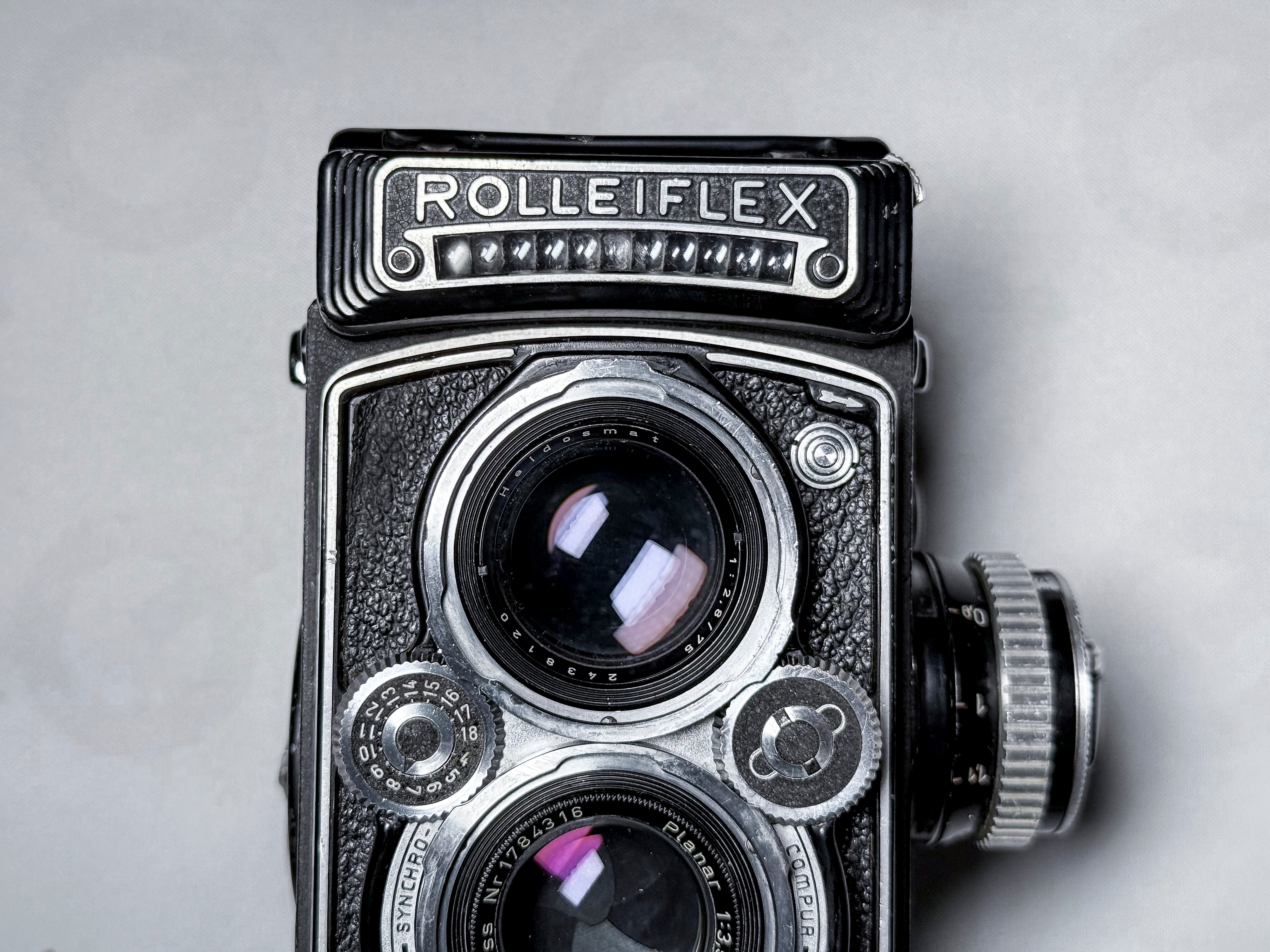 Rolleiflex 3.5E Zeiss Planar TLR Film Camera - Working, Read Desc.