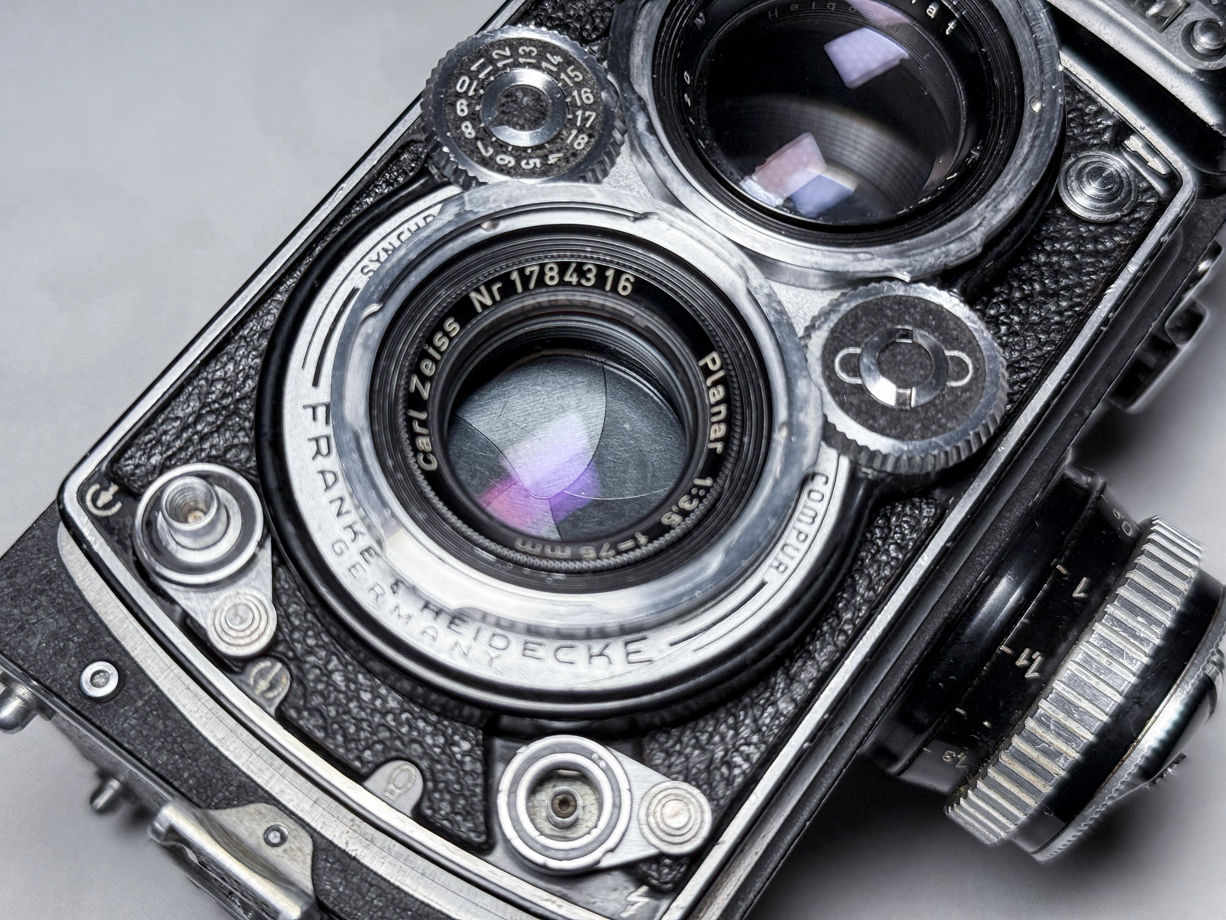 Rolleiflex 3.5E Zeiss Planar TLR Film Camera - Working, Read Desc.
