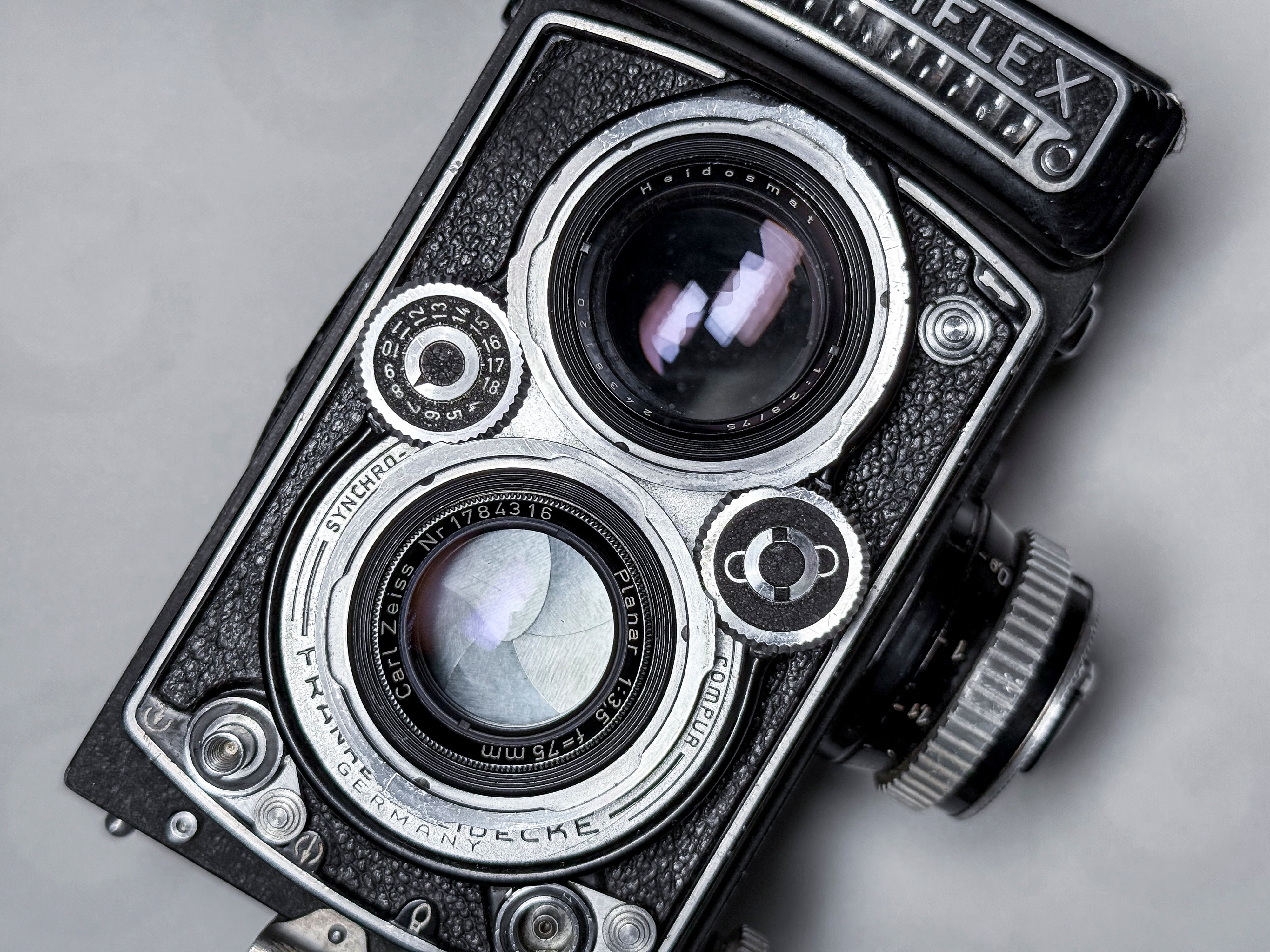 Rolleiflex 3.5E Zeiss Planar TLR Film Camera - Working, Read Desc.
