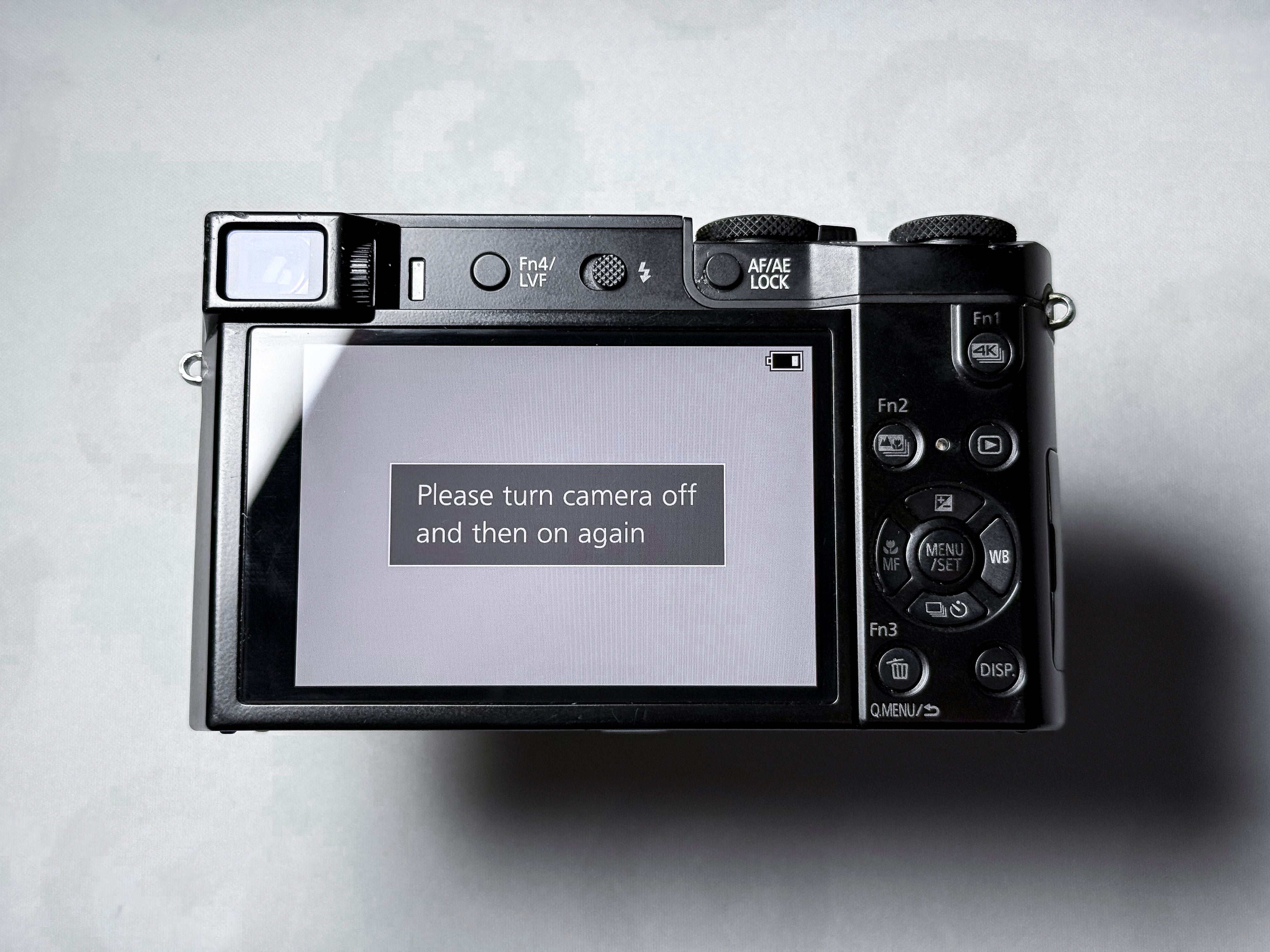 Panasonic Lumix TZ100 / ZS100 / TZ101 Leica Lens - OIS Error, Partially Working