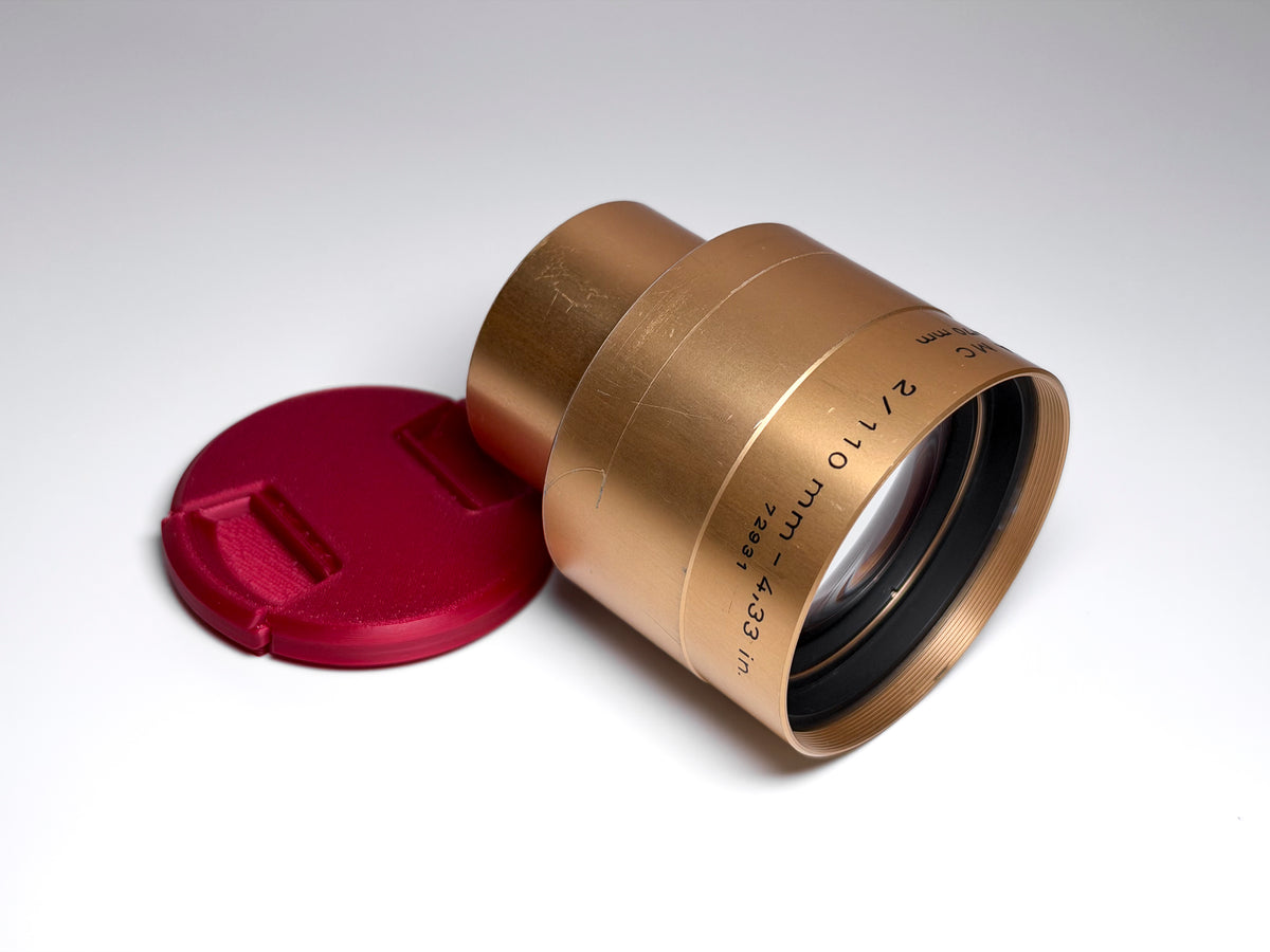Isco Cinelux Ultra MC 110mm f/2.0 35 / 70mm Projection Lens GFX, 6x7 - Excellent