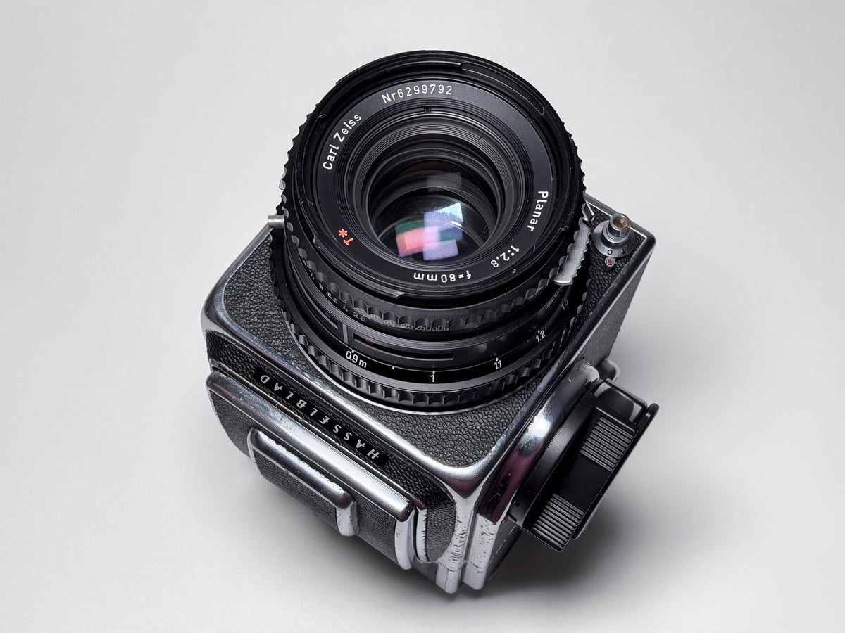 Hasselblad 500 CM C/M + Zeiss 80mm Planar T*  - Medium Format, Perfectly Working