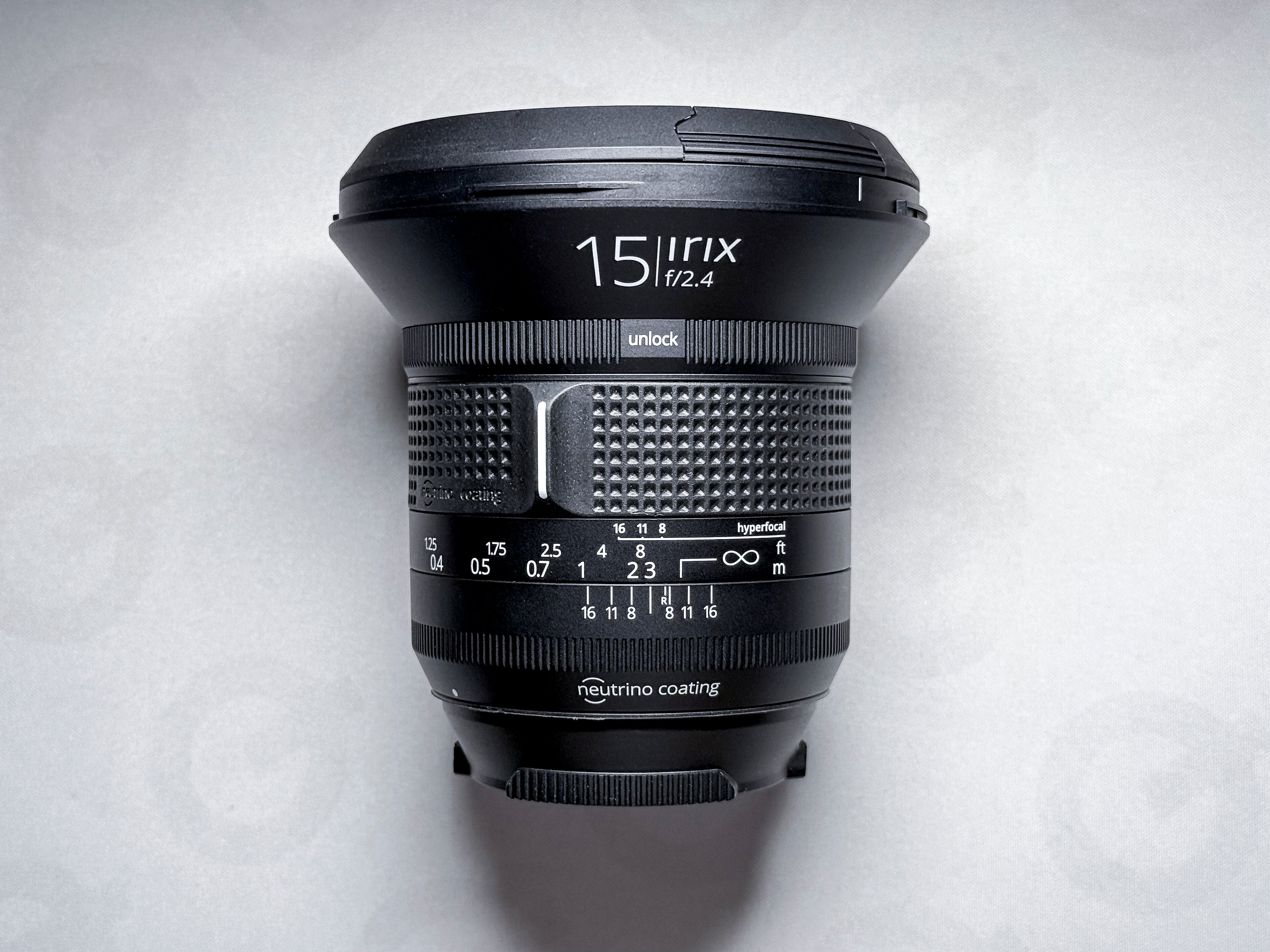 Irix 15mm f/2.4 Firefly Wideangle Lens Canon EF EOS - Mint with packaging