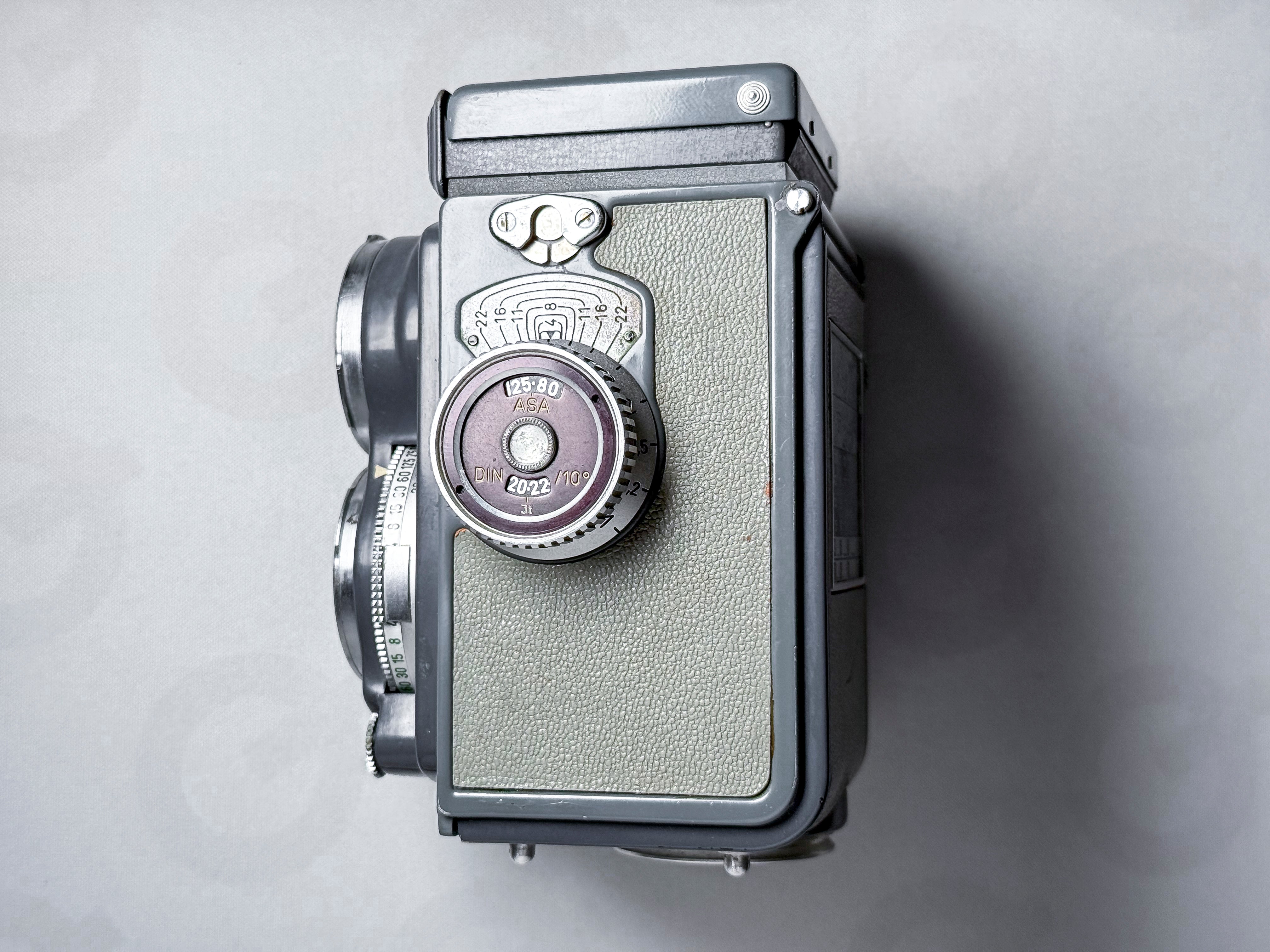 Rolleiflex 4x4 Baby 60mm Zeiss Tessar with Spool - Perfectly Working