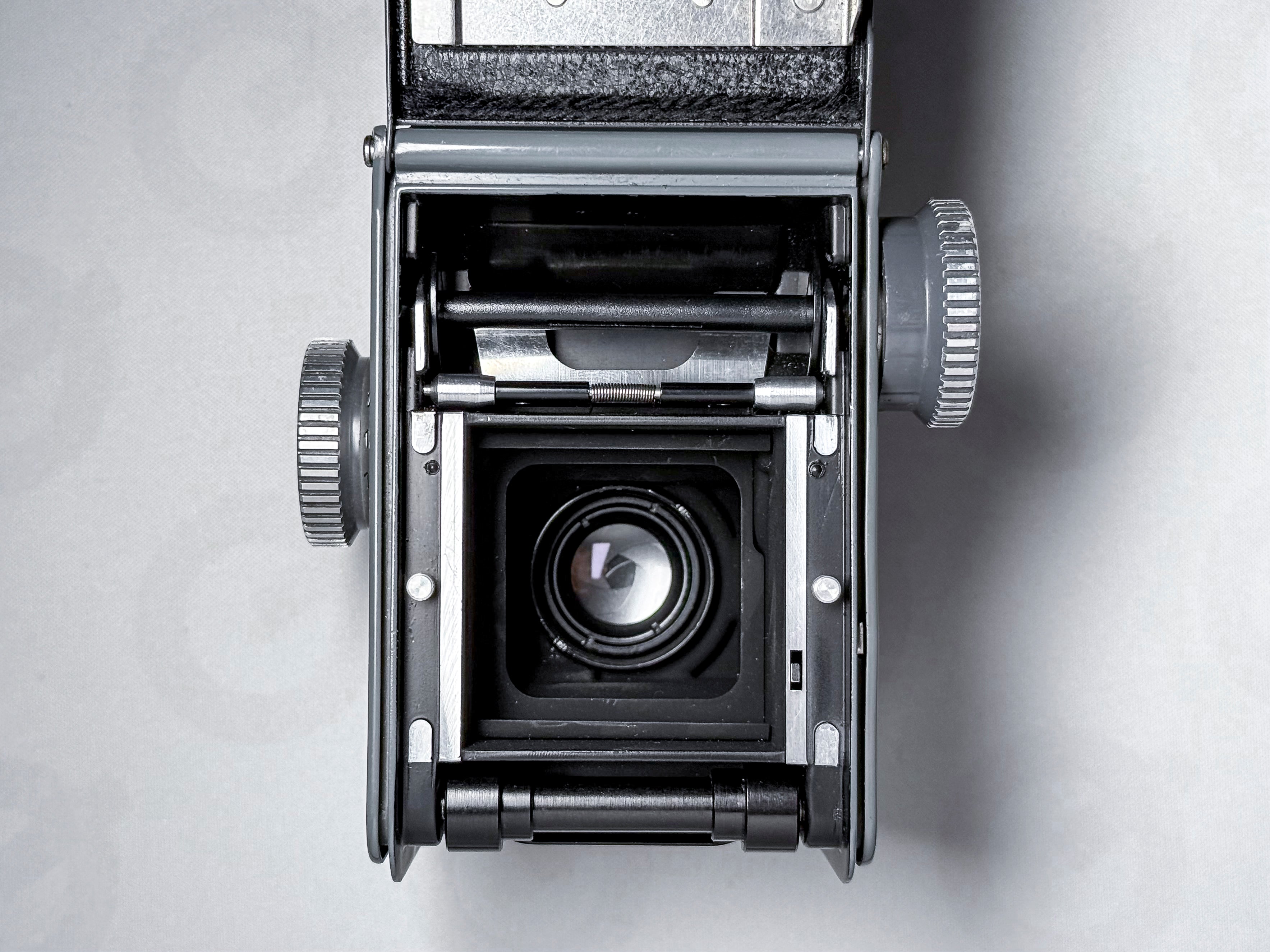 Rolleiflex 4x4 Baby 60mm Zeiss Tessar with Spool - Perfectly Working